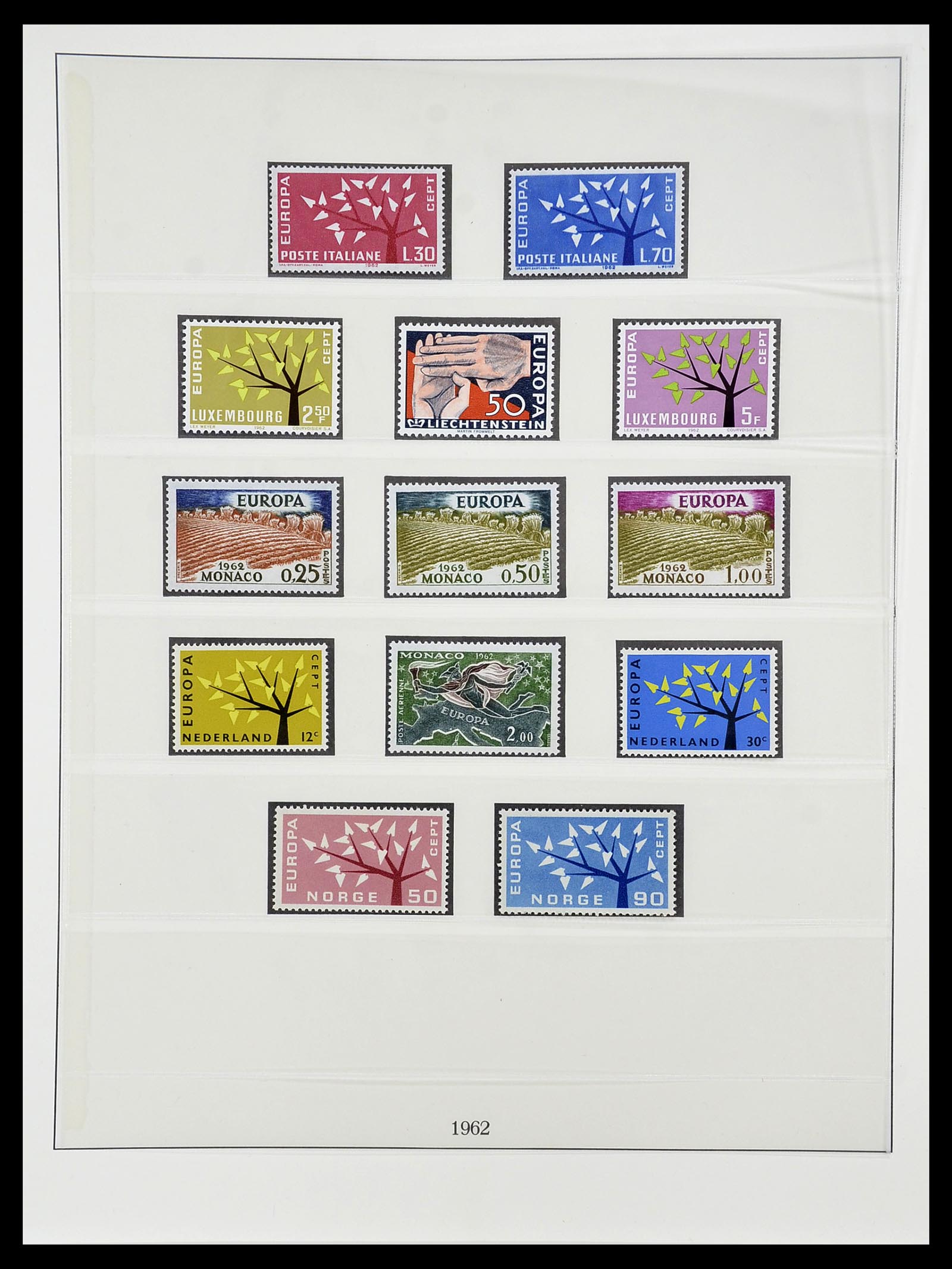 34565 011 - Postzegelverzameling 34565 Europa CEPT 1956-1988.