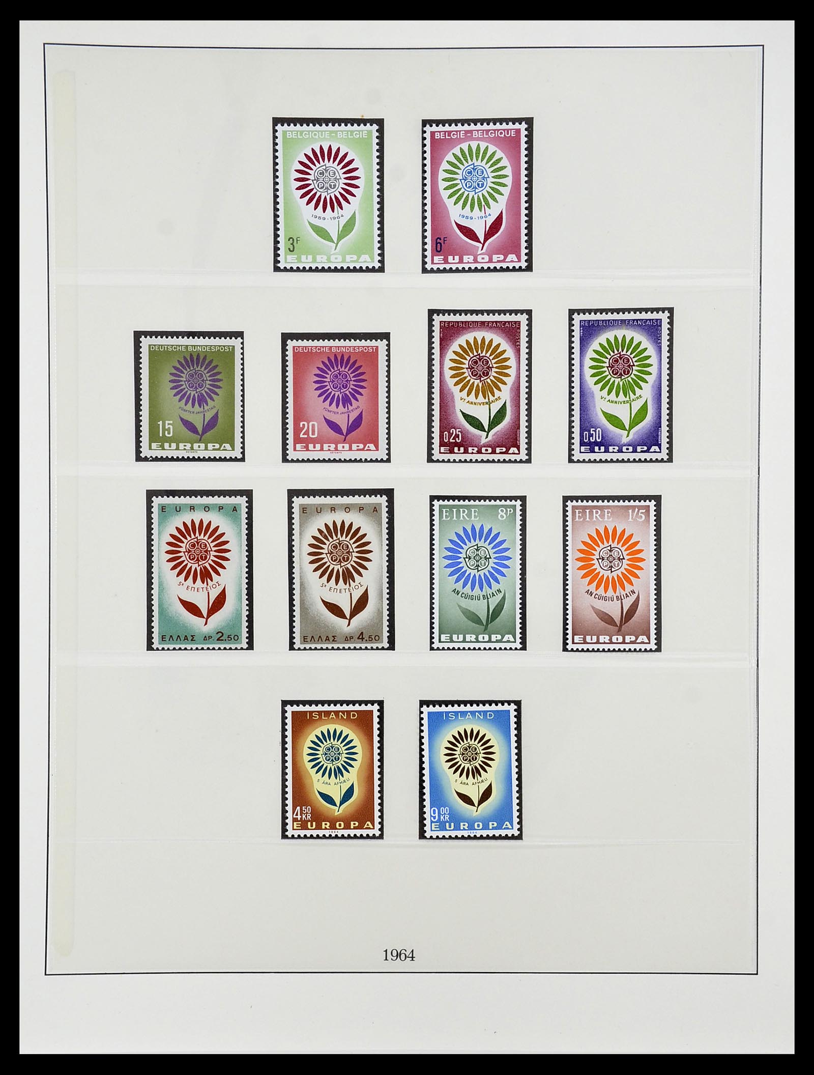 34565 016 - Postzegelverzameling 34565 Europa CEPT 1956-1988.