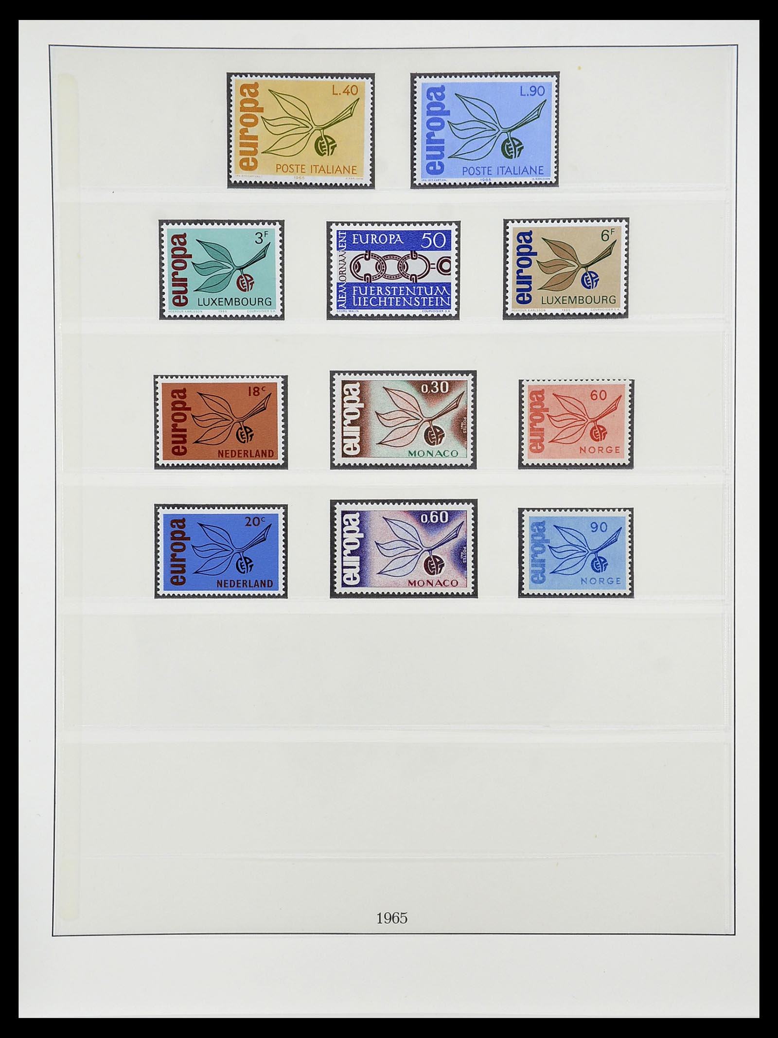 34565 020 - Postzegelverzameling 34565 Europa CEPT 1956-1988.