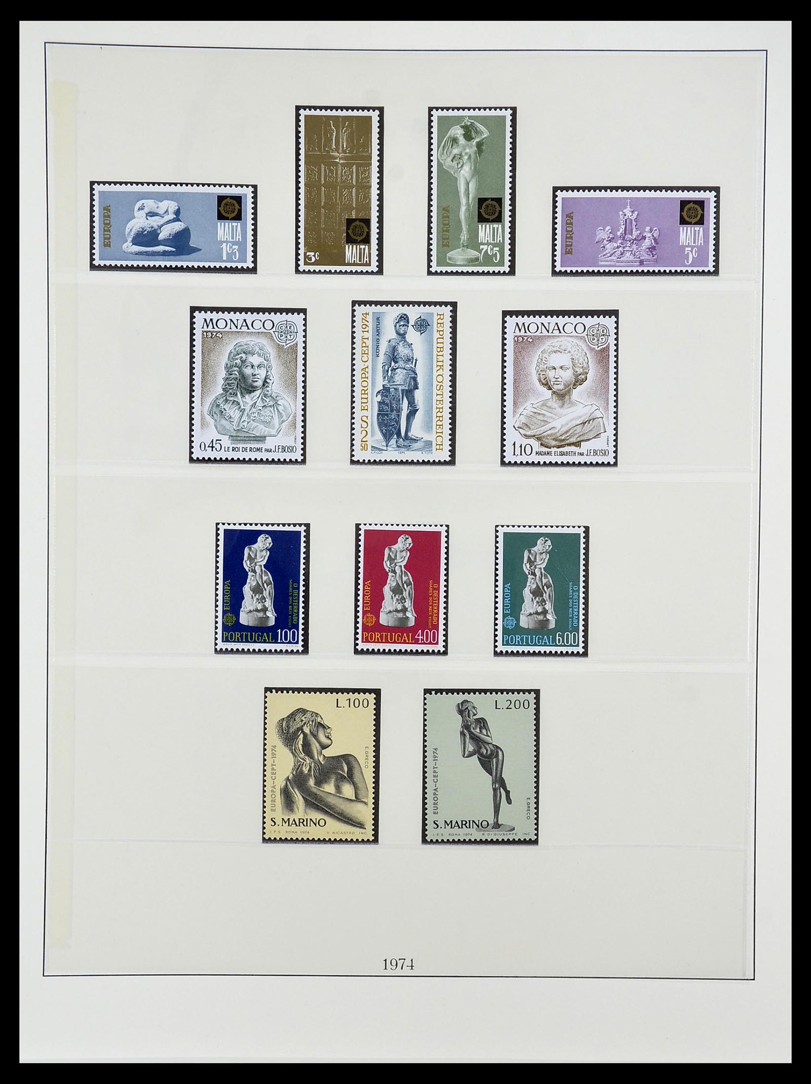 34565 048 - Postzegelverzameling 34565 Europa CEPT 1956-1988.