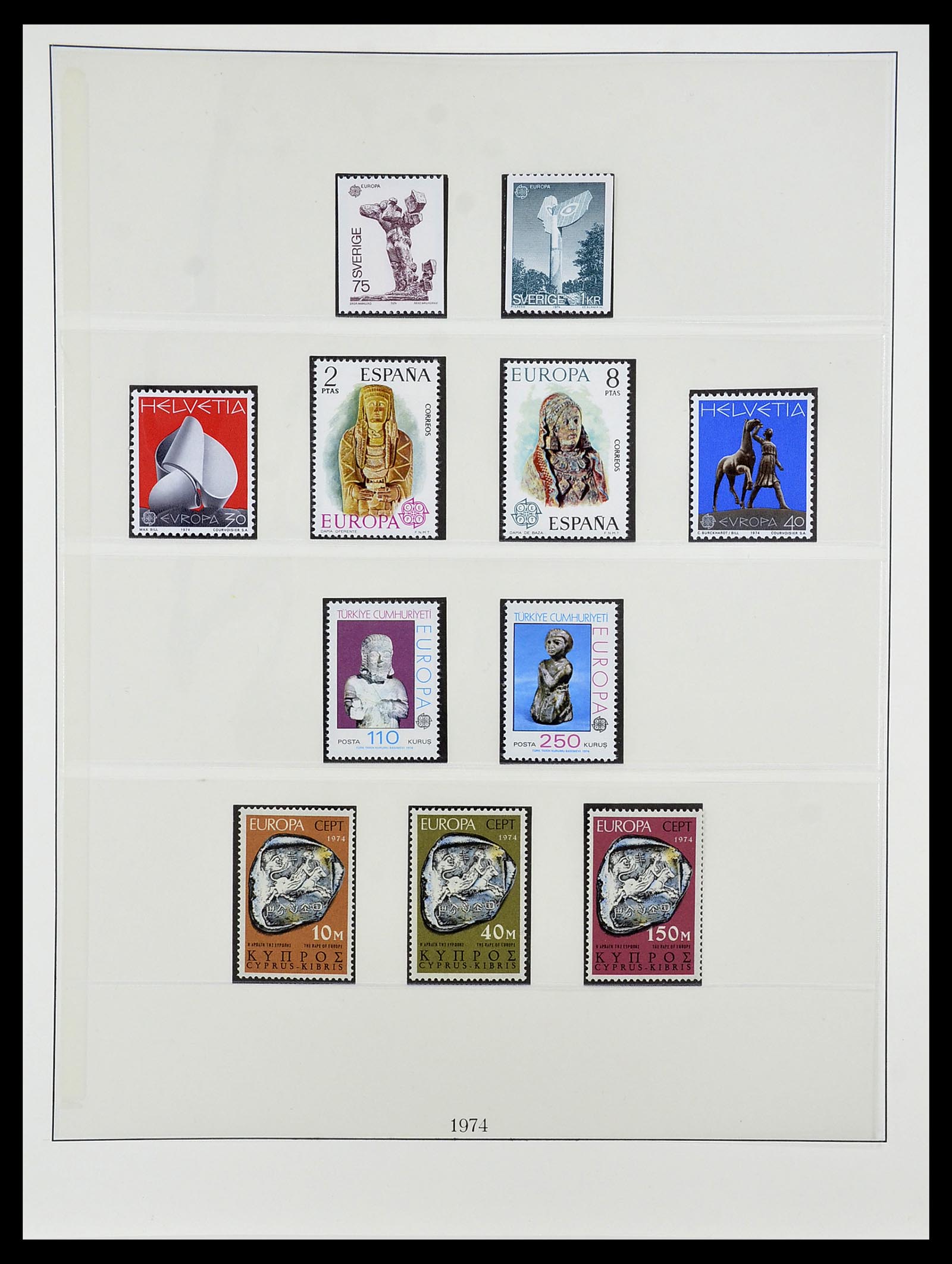 34565 049 - Postzegelverzameling 34565 Europa CEPT 1956-1988.