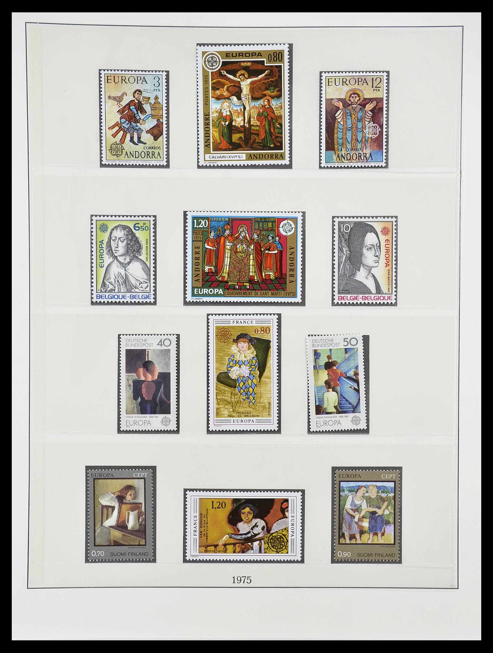 34565 051 - Postzegelverzameling 34565 Europa CEPT 1956-1988.