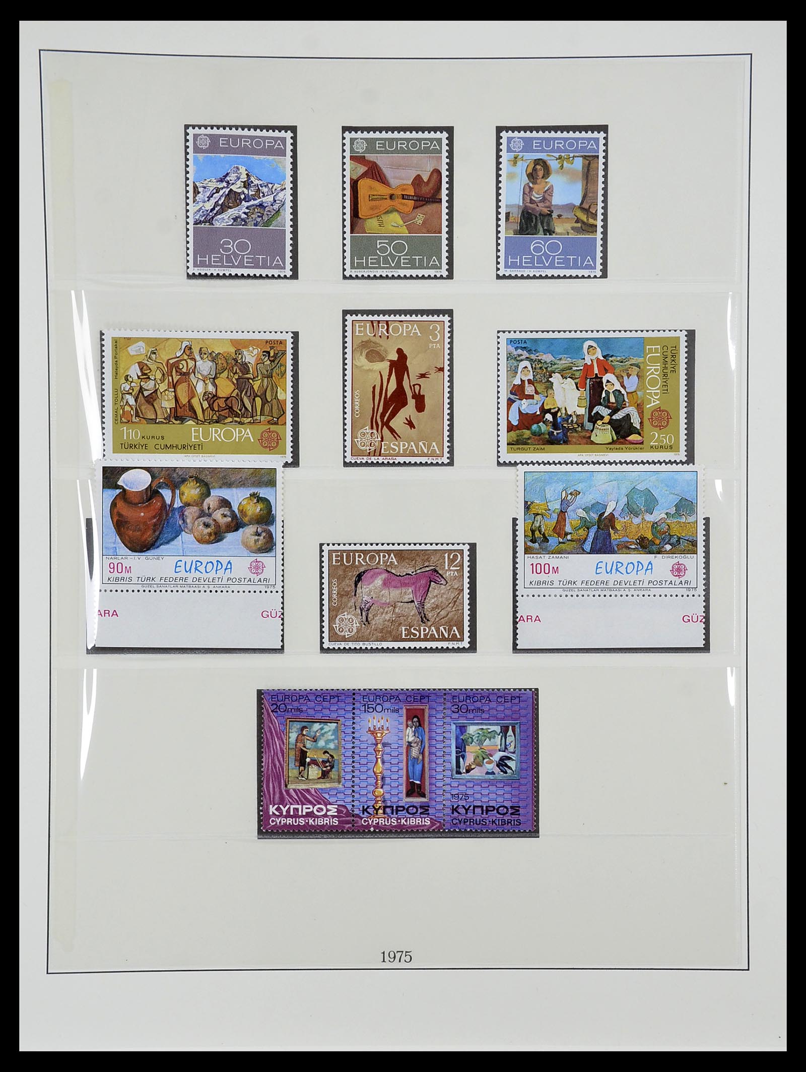 34565 055 - Postzegelverzameling 34565 Europa CEPT 1956-1988.