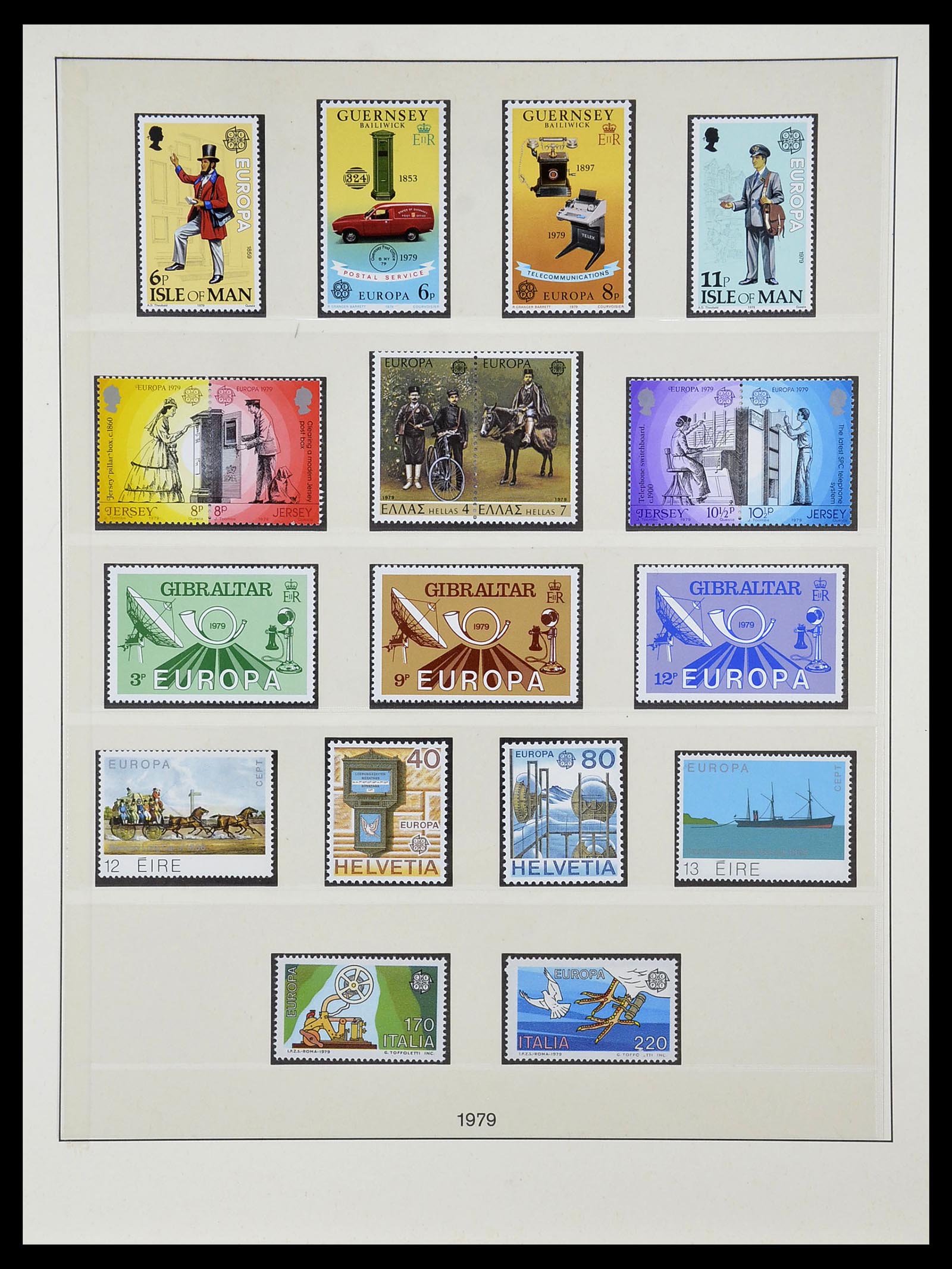 34565 076 - Stamp Collection 34565 Europa CEPT 1956-1988.