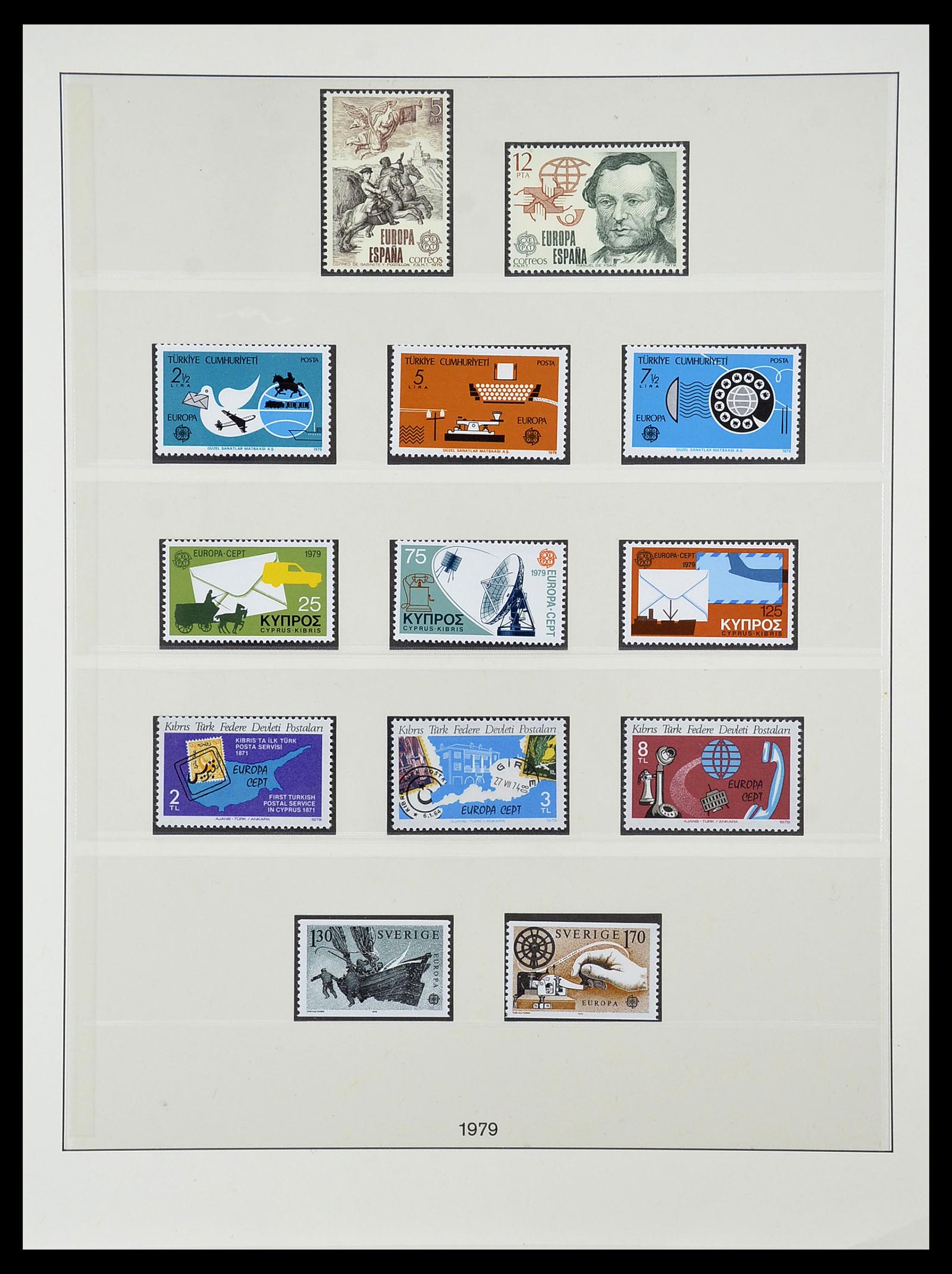 34565 080 - Stamp Collection 34565 Europa CEPT 1956-1988.