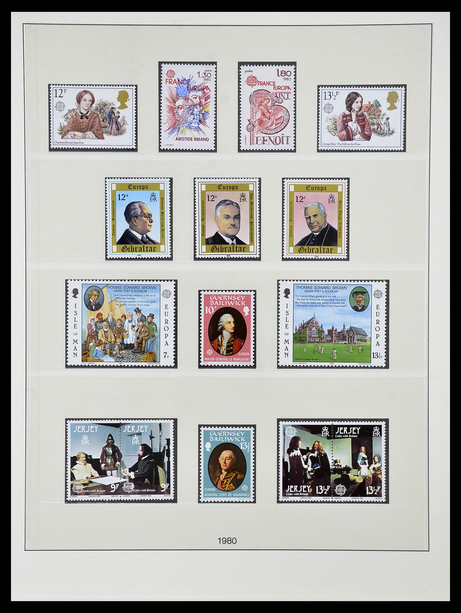 34565 082 - Postzegelverzameling 34565 Europa CEPT 1956-1988.