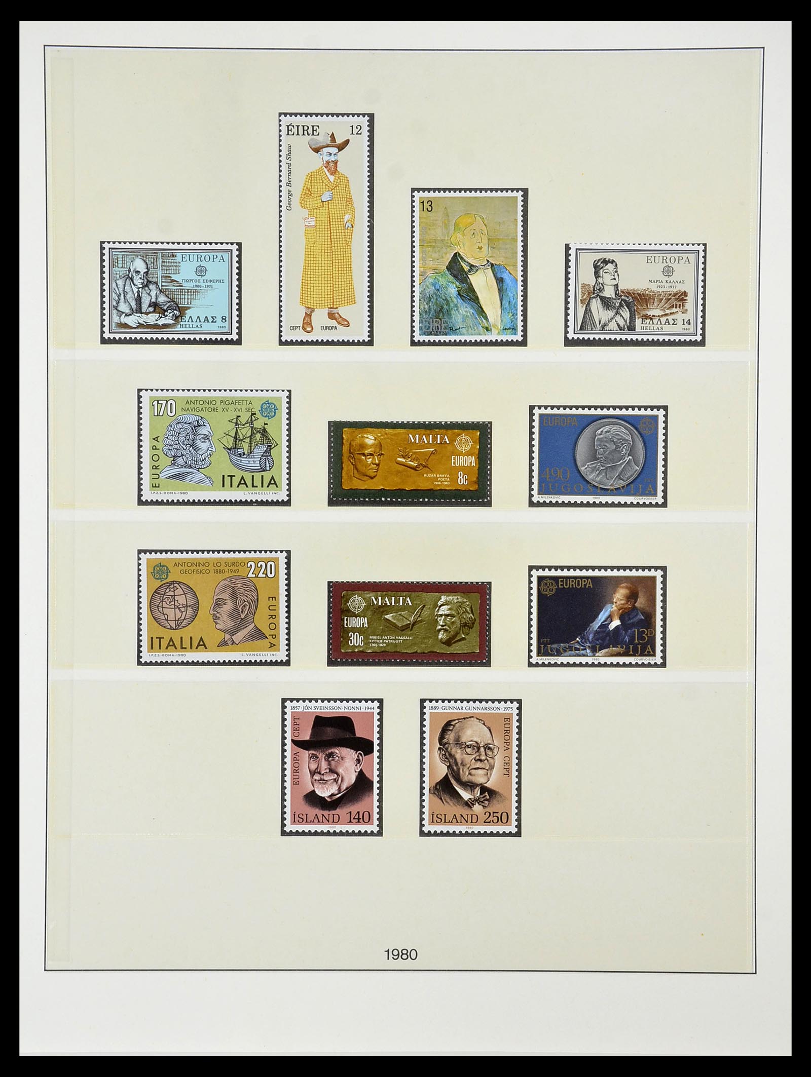 34565 083 - Postzegelverzameling 34565 Europa CEPT 1956-1988.