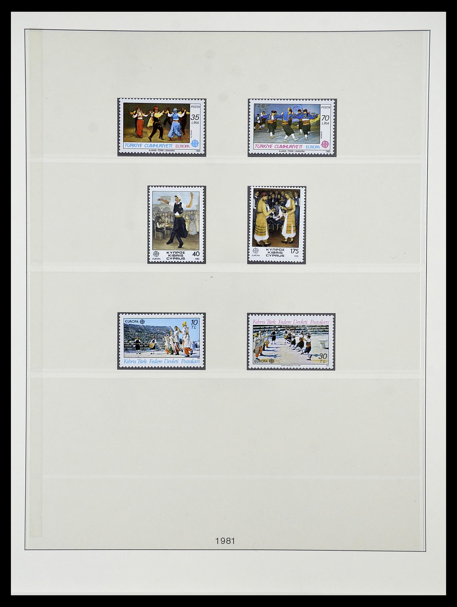 34565 096 - Postzegelverzameling 34565 Europa CEPT 1956-1988.