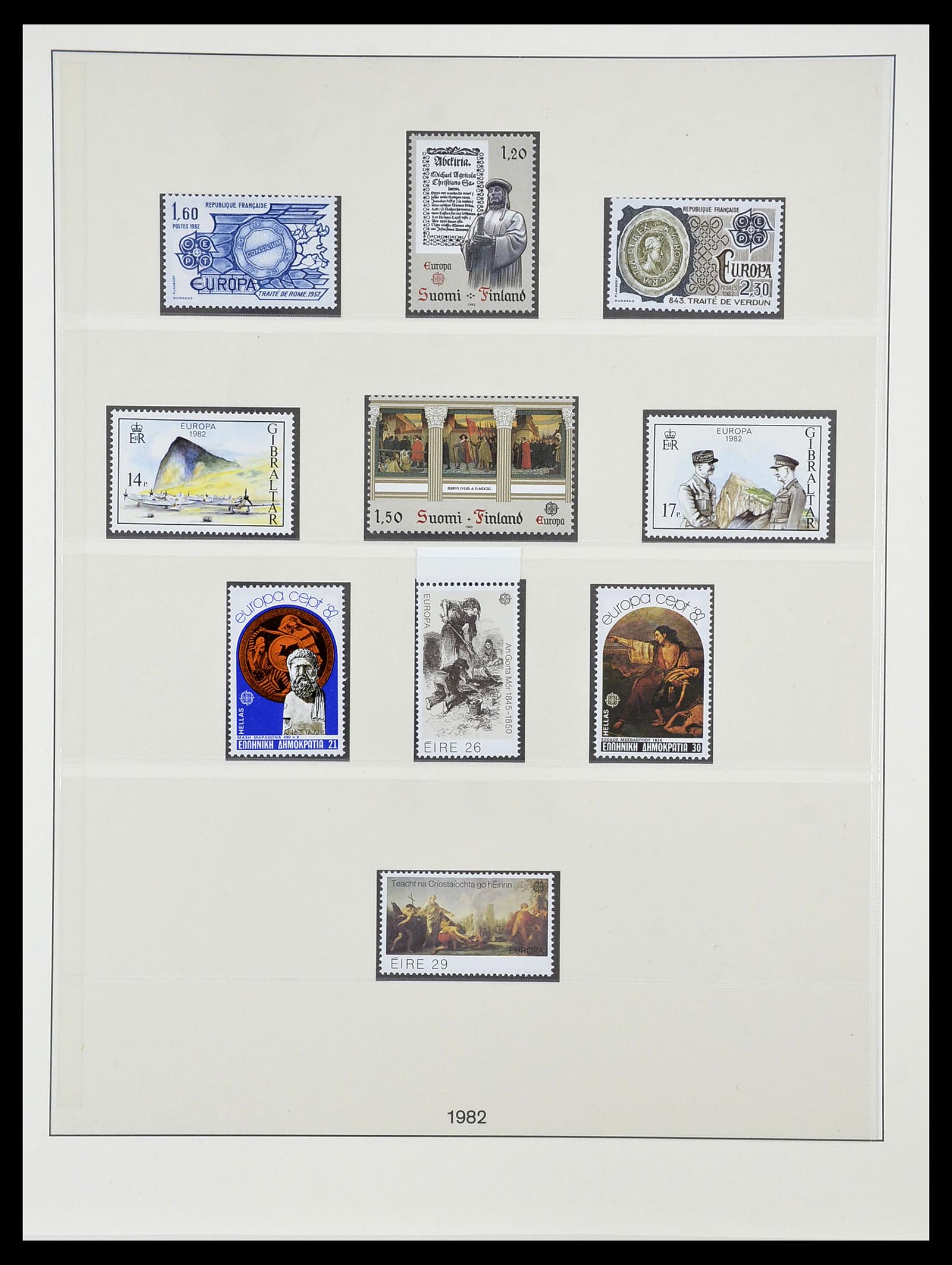 34565 098 - Postzegelverzameling 34565 Europa CEPT 1956-1988.