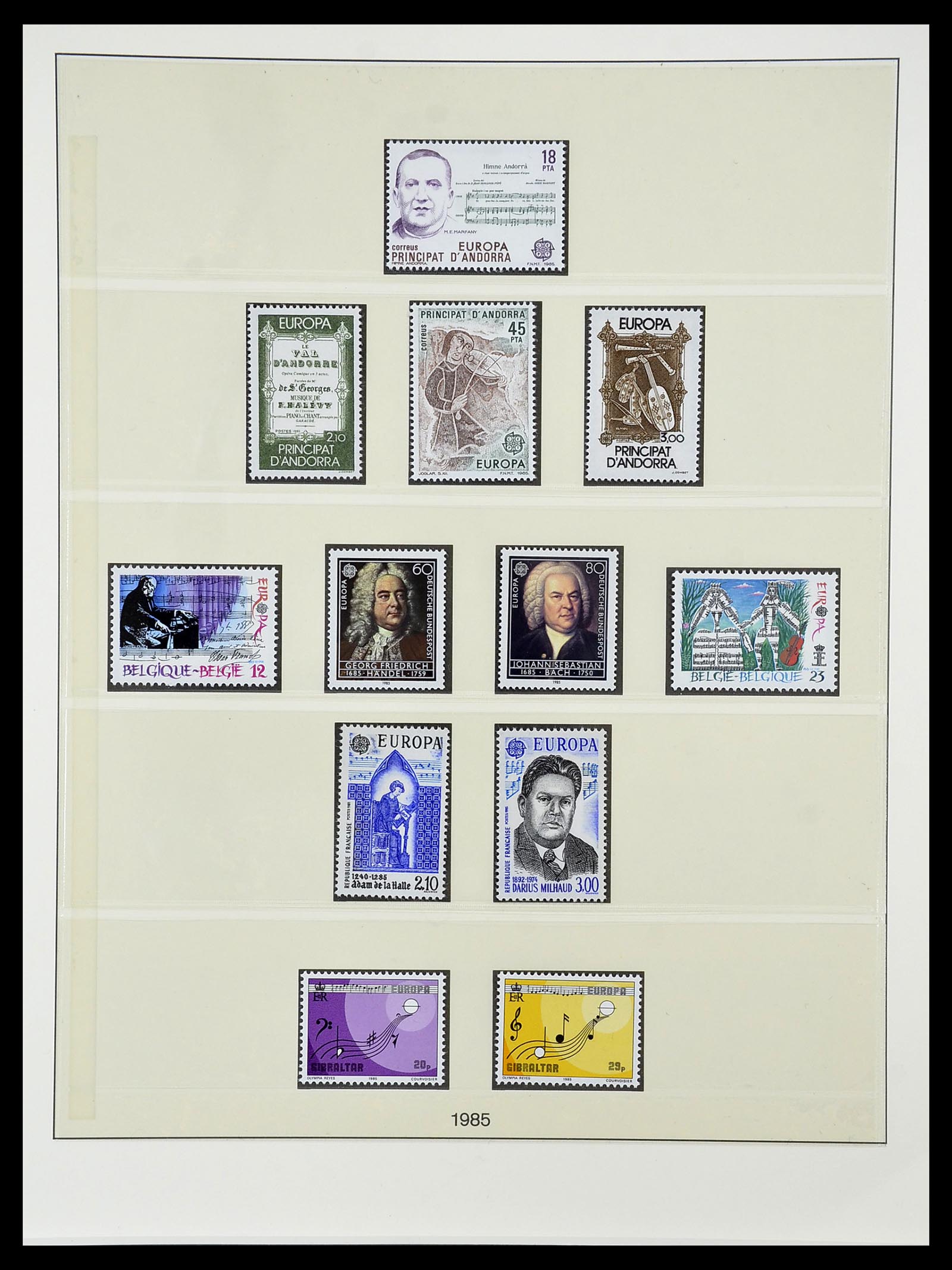 34565 125 - Stamp Collection 34565 Europa CEPT 1956-1988.