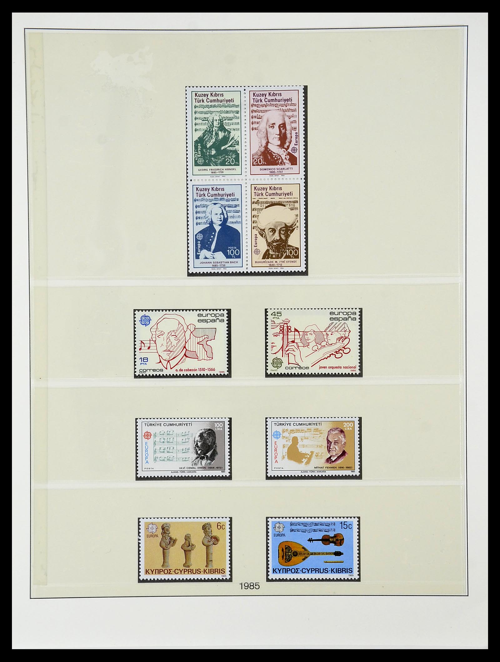 34565 134 - Postzegelverzameling 34565 Europa CEPT 1956-1988.