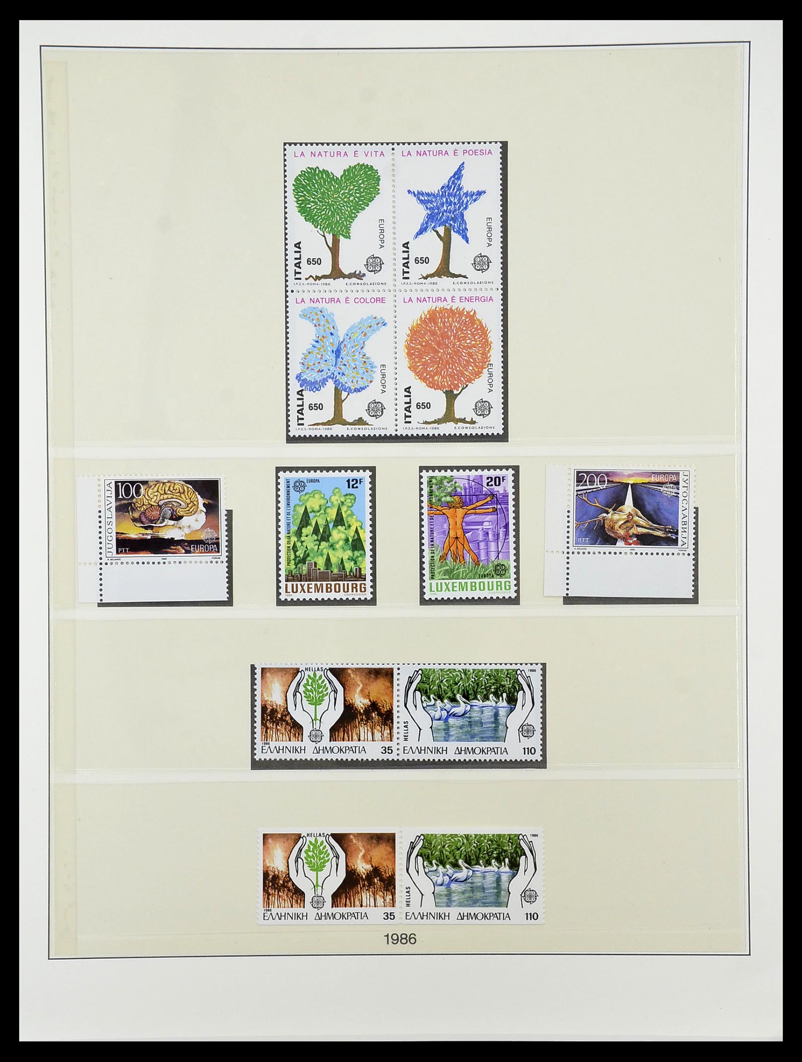 34565 137 - Postzegelverzameling 34565 Europa CEPT 1956-1988.