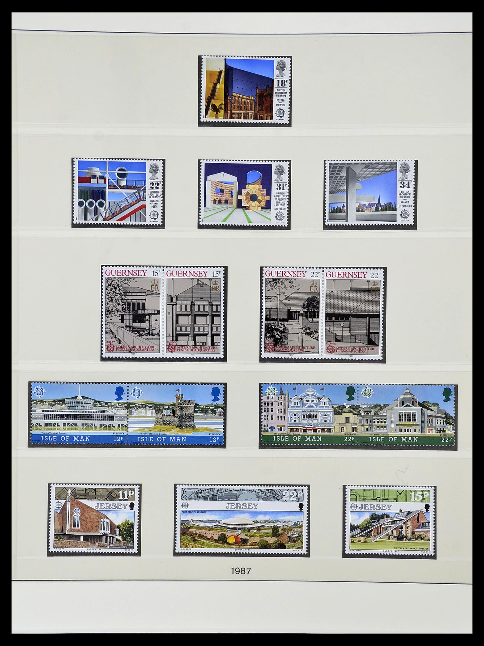 34565 146 - Postzegelverzameling 34565 Europa CEPT 1956-1988.