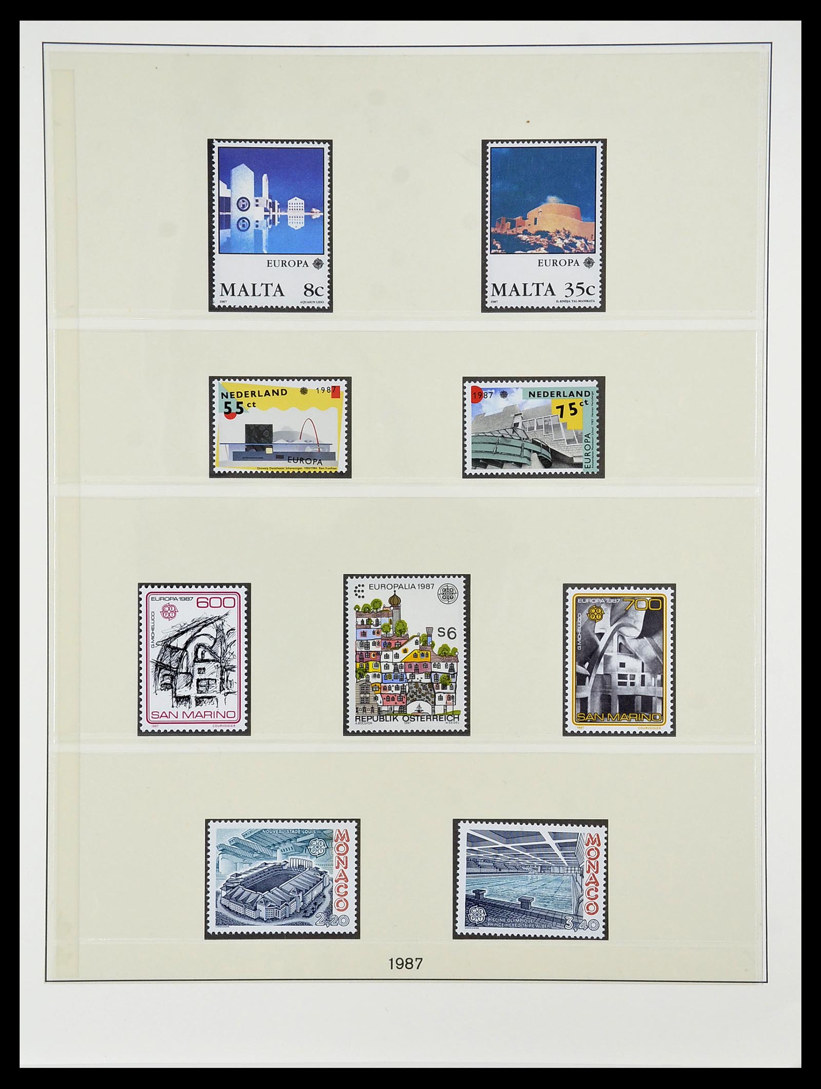 34565 148 - Stamp Collection 34565 Europa CEPT 1956-1988.