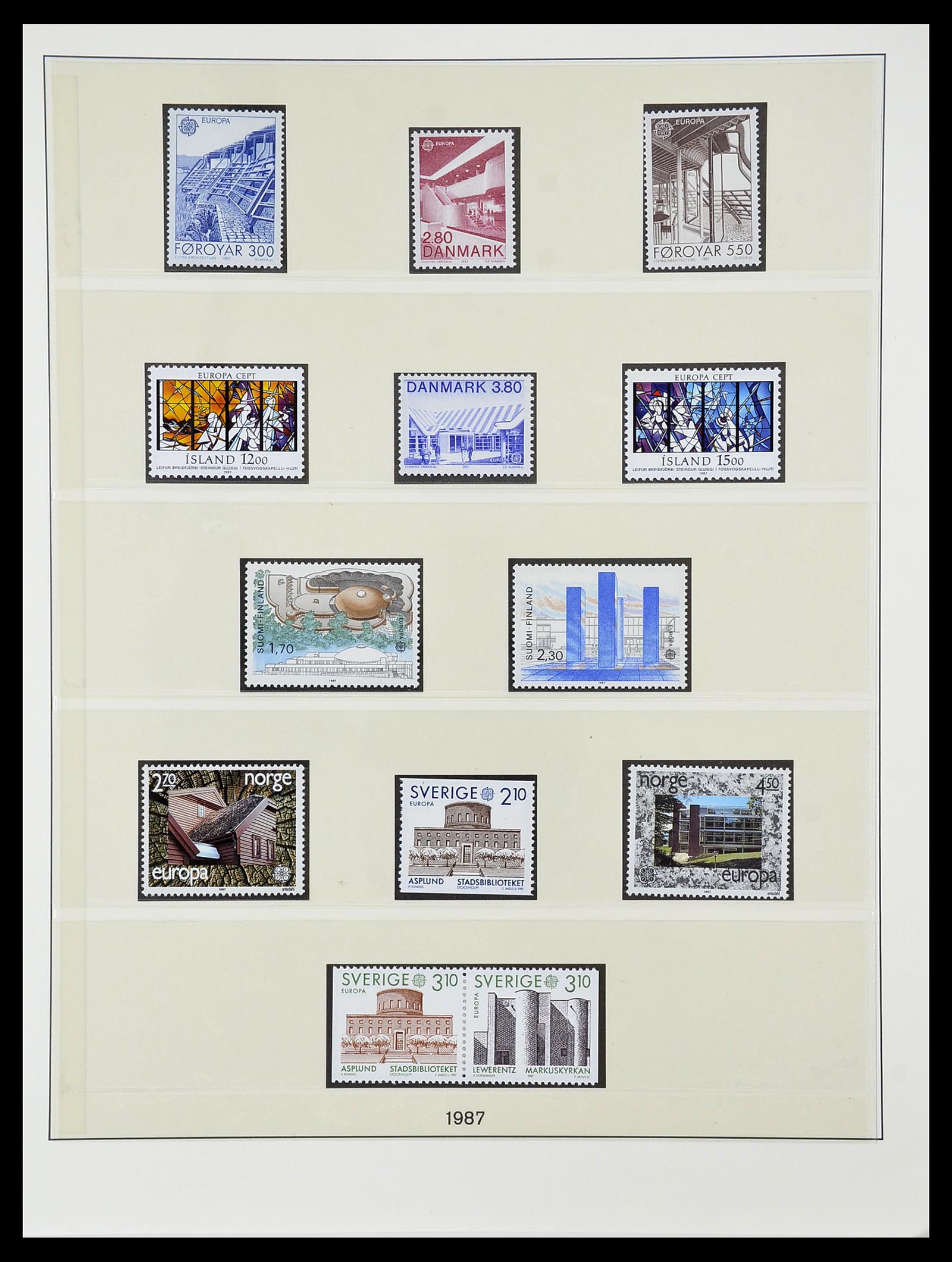 34565 152 - Postzegelverzameling 34565 Europa CEPT 1956-1988.
