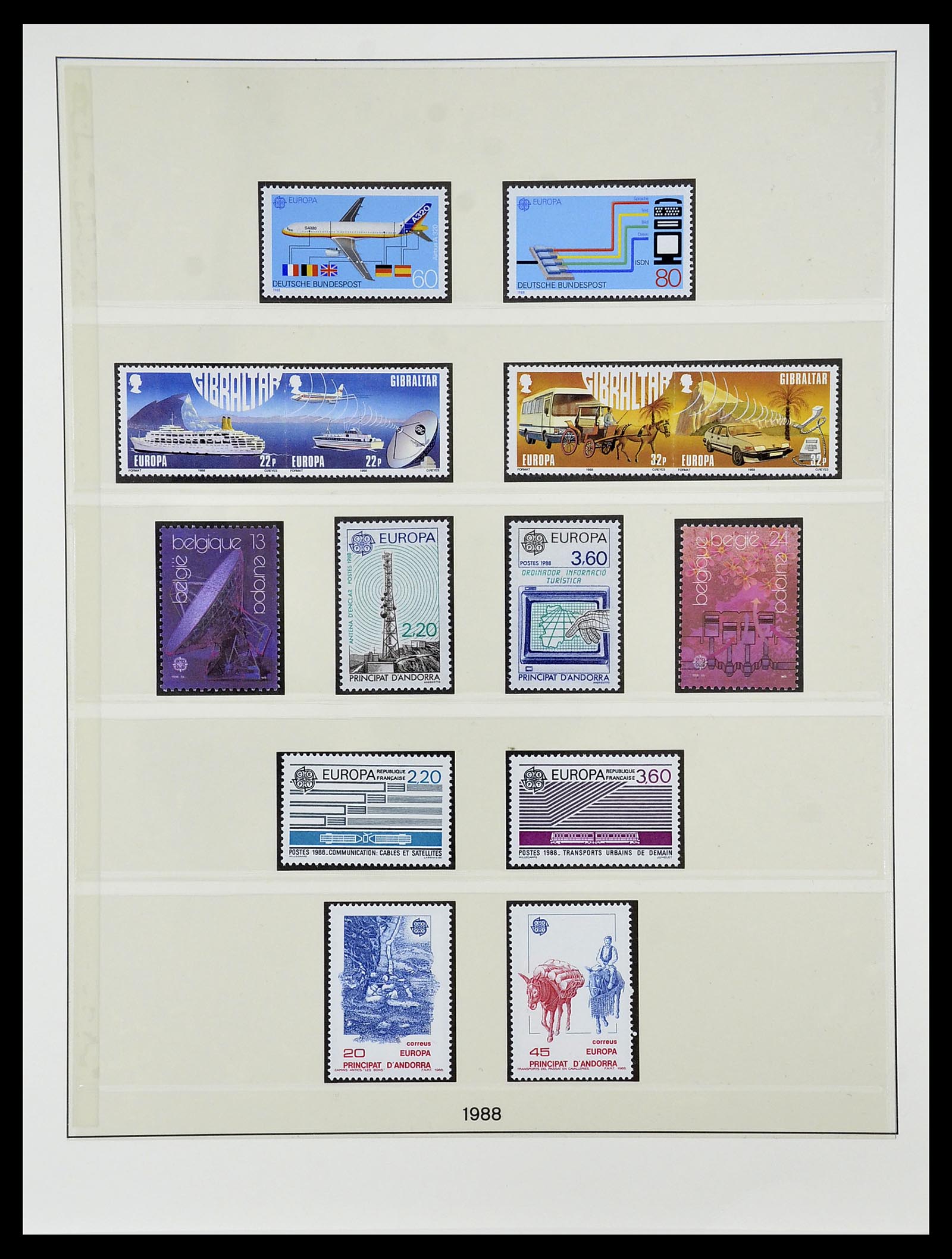 34565 154 - Postzegelverzameling 34565 Europa CEPT 1956-1988.