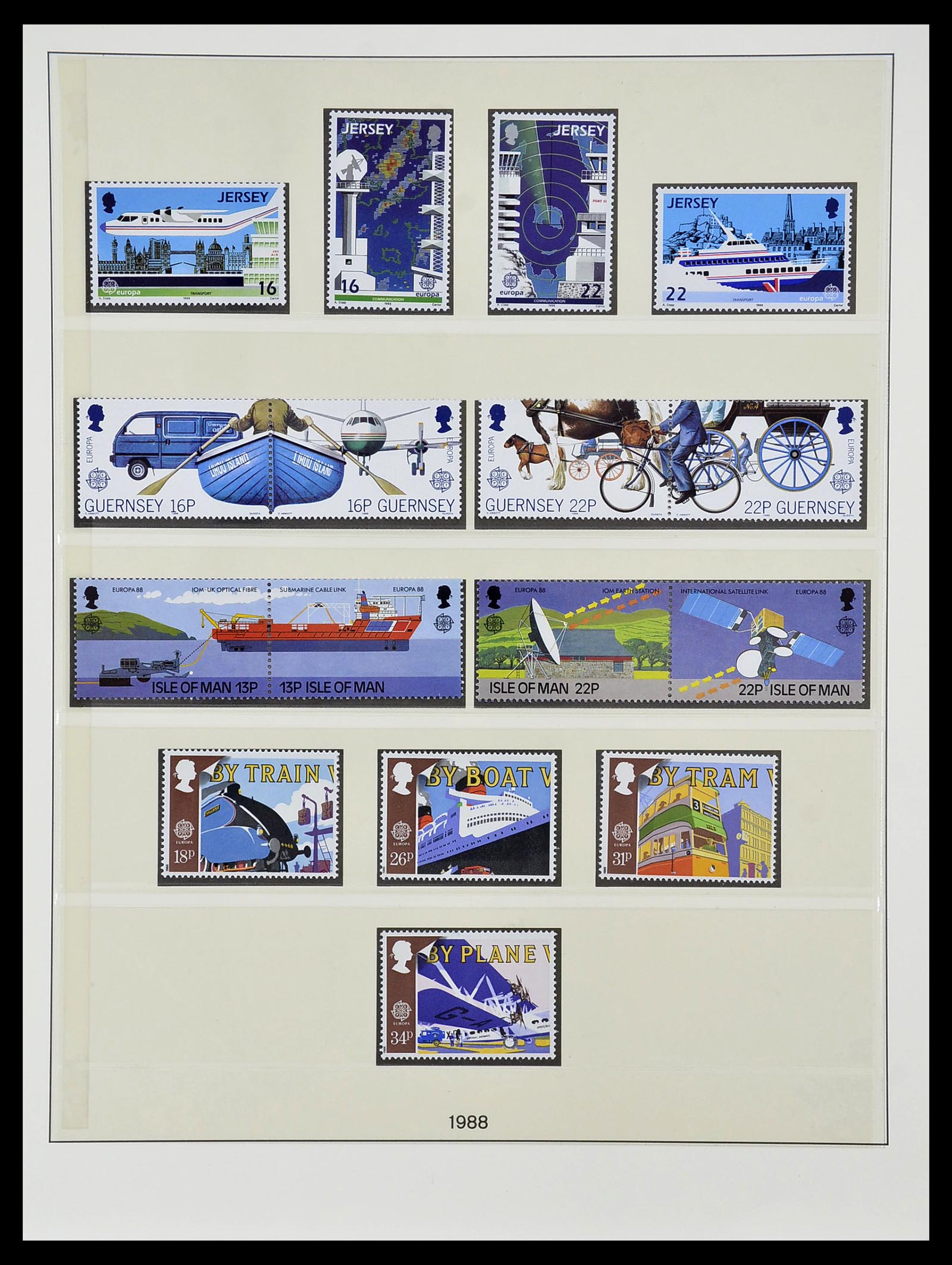 34565 155 - Stamp Collection 34565 Europa CEPT 1956-1988.