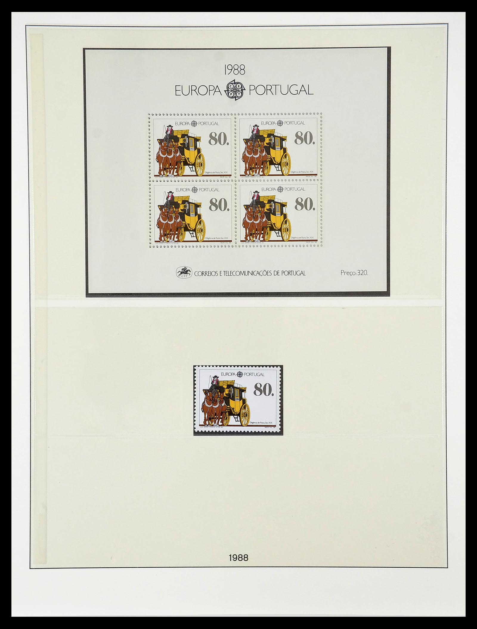 34565 158 - Postzegelverzameling 34565 Europa CEPT 1956-1988.