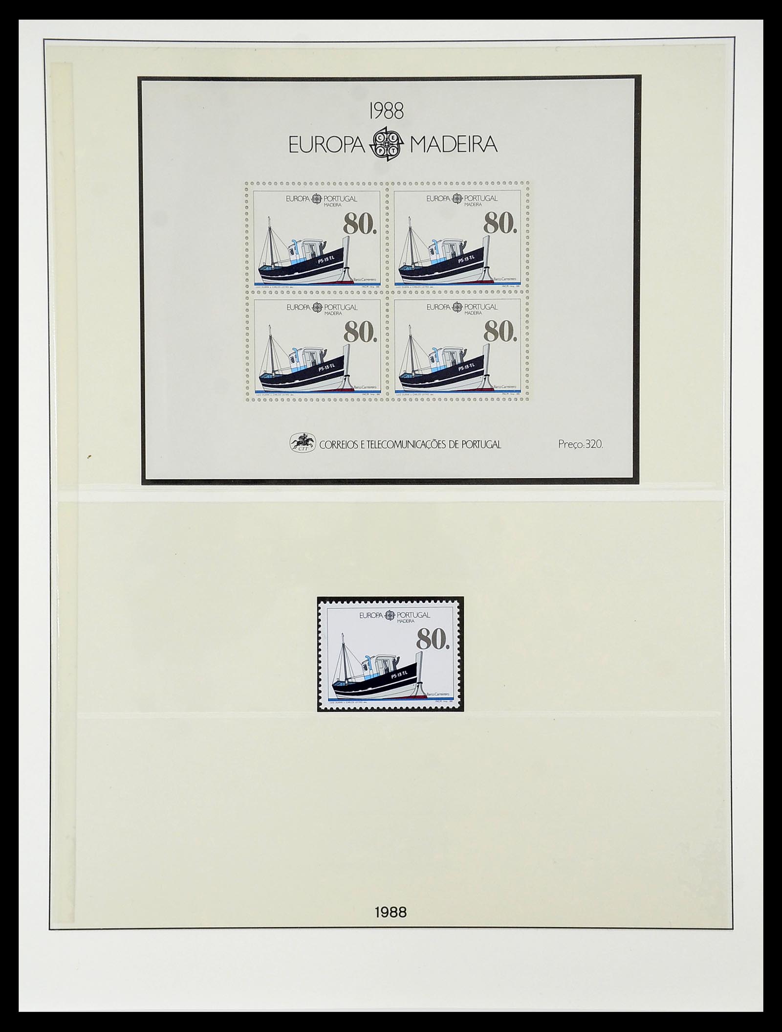 34565 160 - Postzegelverzameling 34565 Europa CEPT 1956-1988.