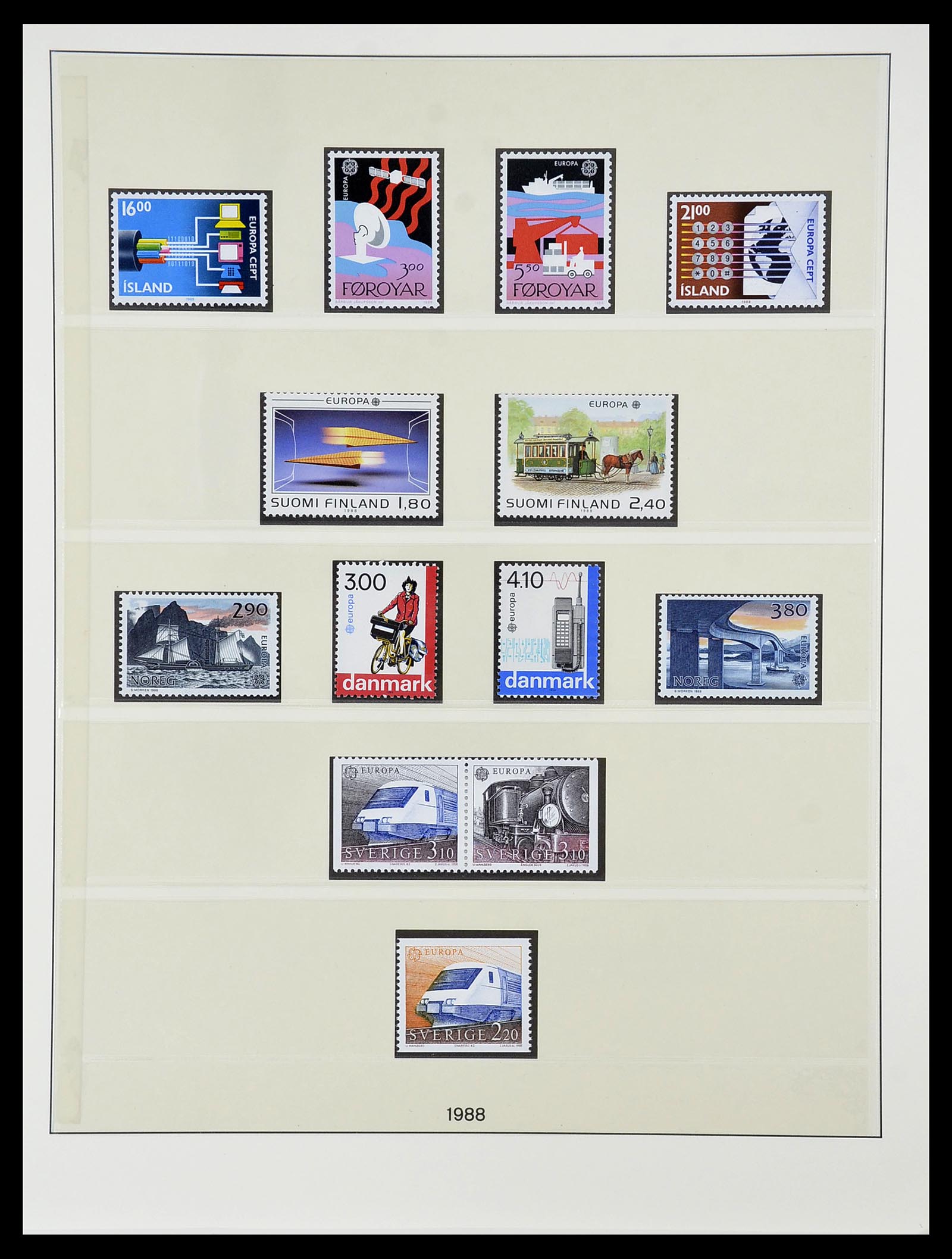 34565 161 - Postzegelverzameling 34565 Europa CEPT 1956-1988.