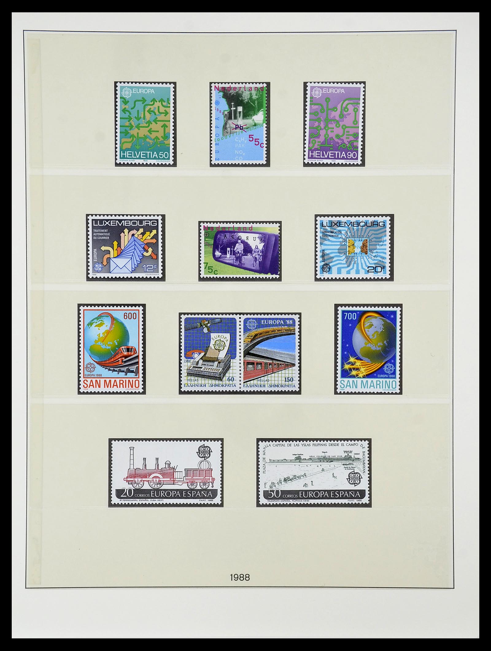 34565 162 - Postzegelverzameling 34565 Europa CEPT 1956-1988.