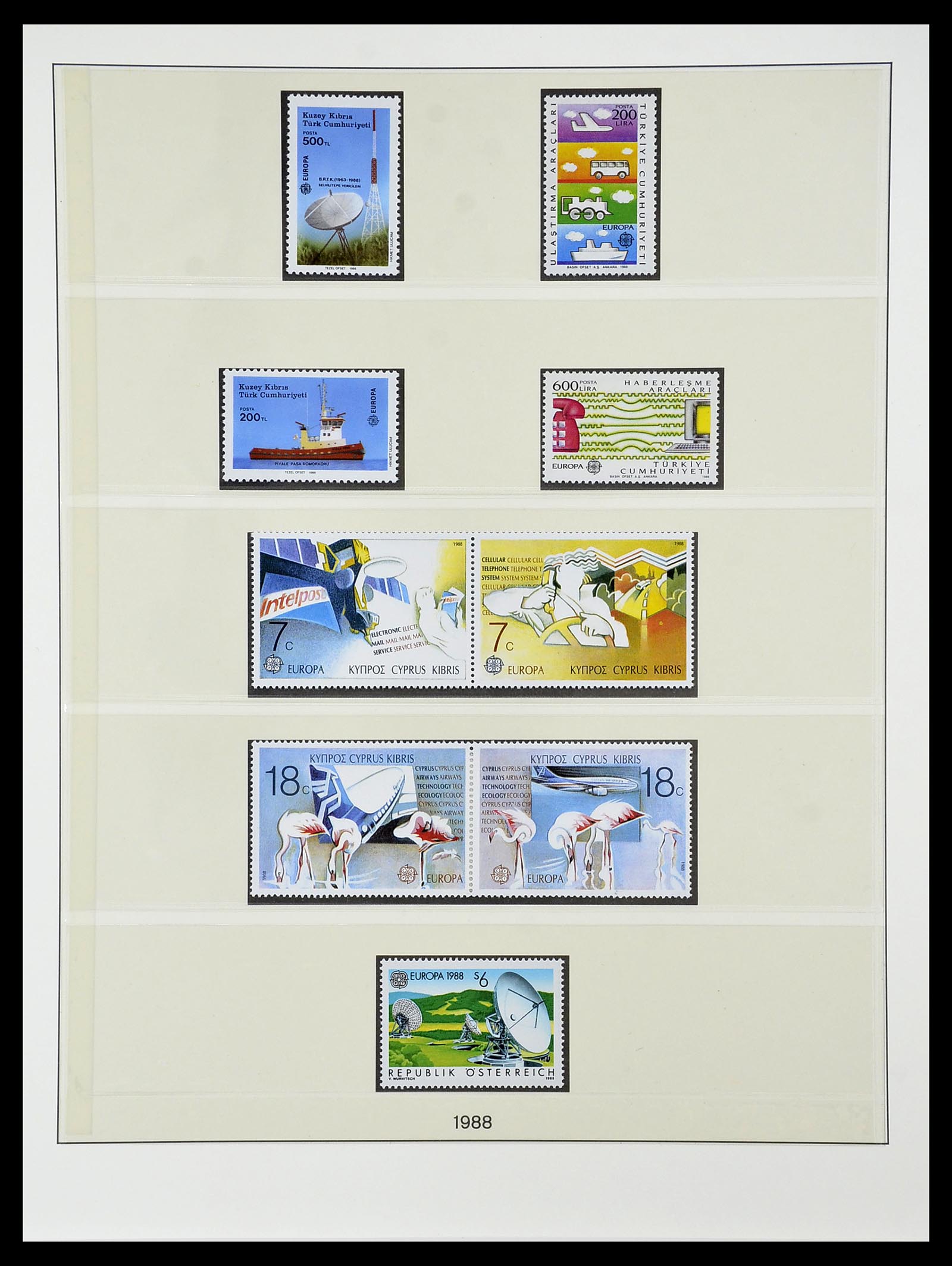 34565 163 - Postzegelverzameling 34565 Europa CEPT 1956-1988.