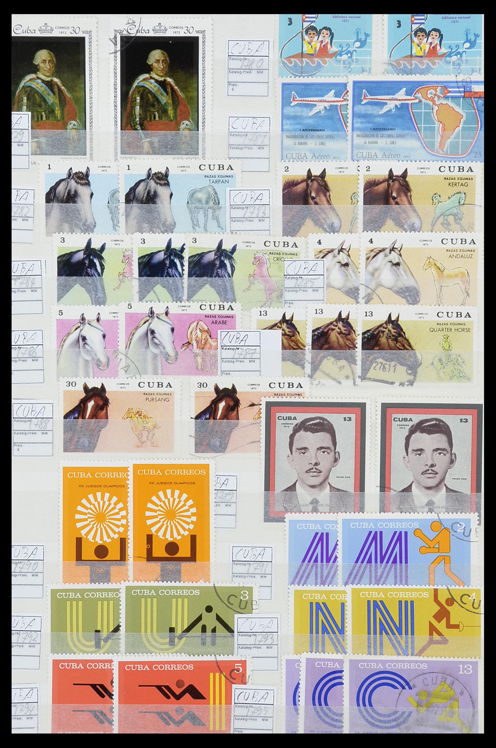 34566 087 - Postzegelverzameling 34566 Cuba 1879-2019!!