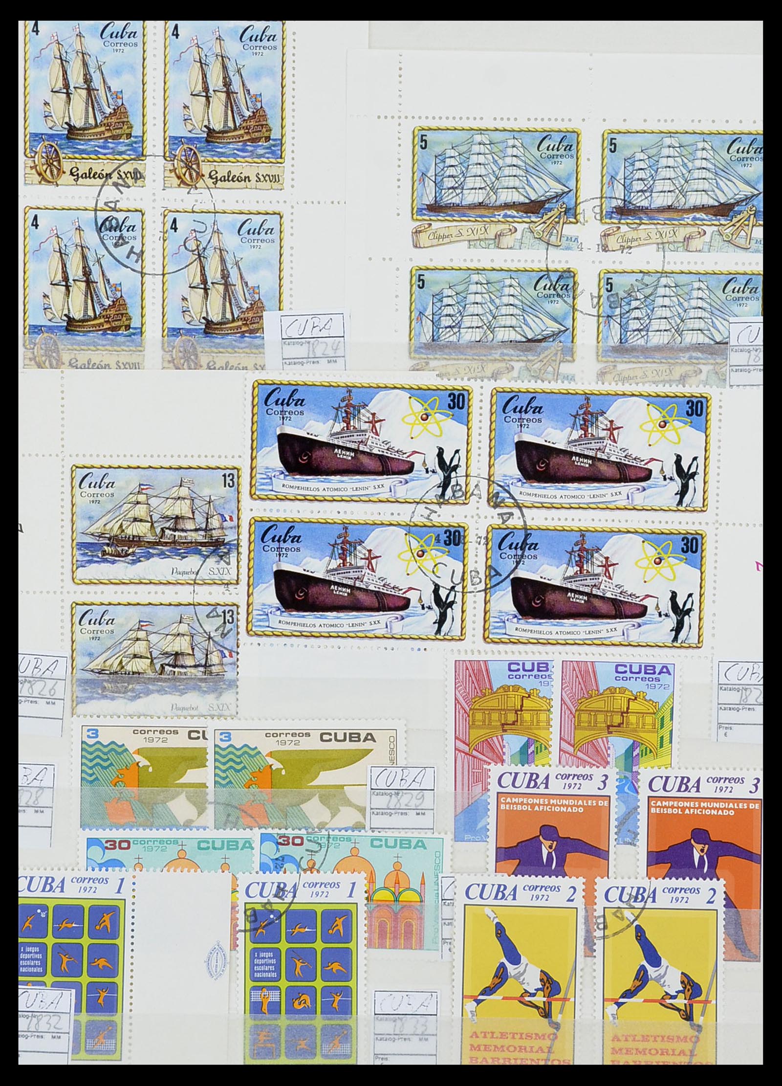 34566 091 - Postzegelverzameling 34566 Cuba 1879-2019!!