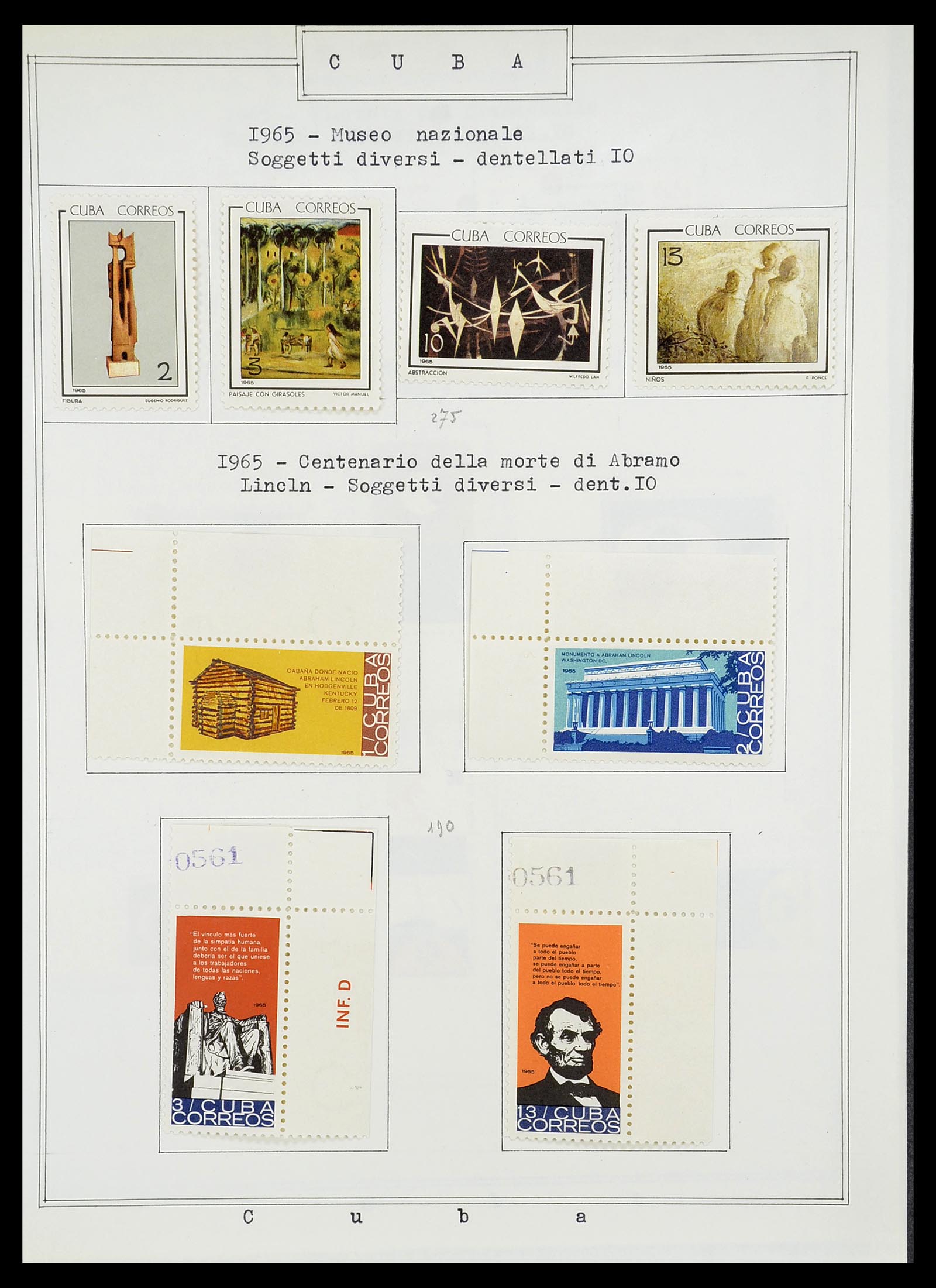 34566 422 - Postzegelverzameling 34566 Cuba 1879-2019!!