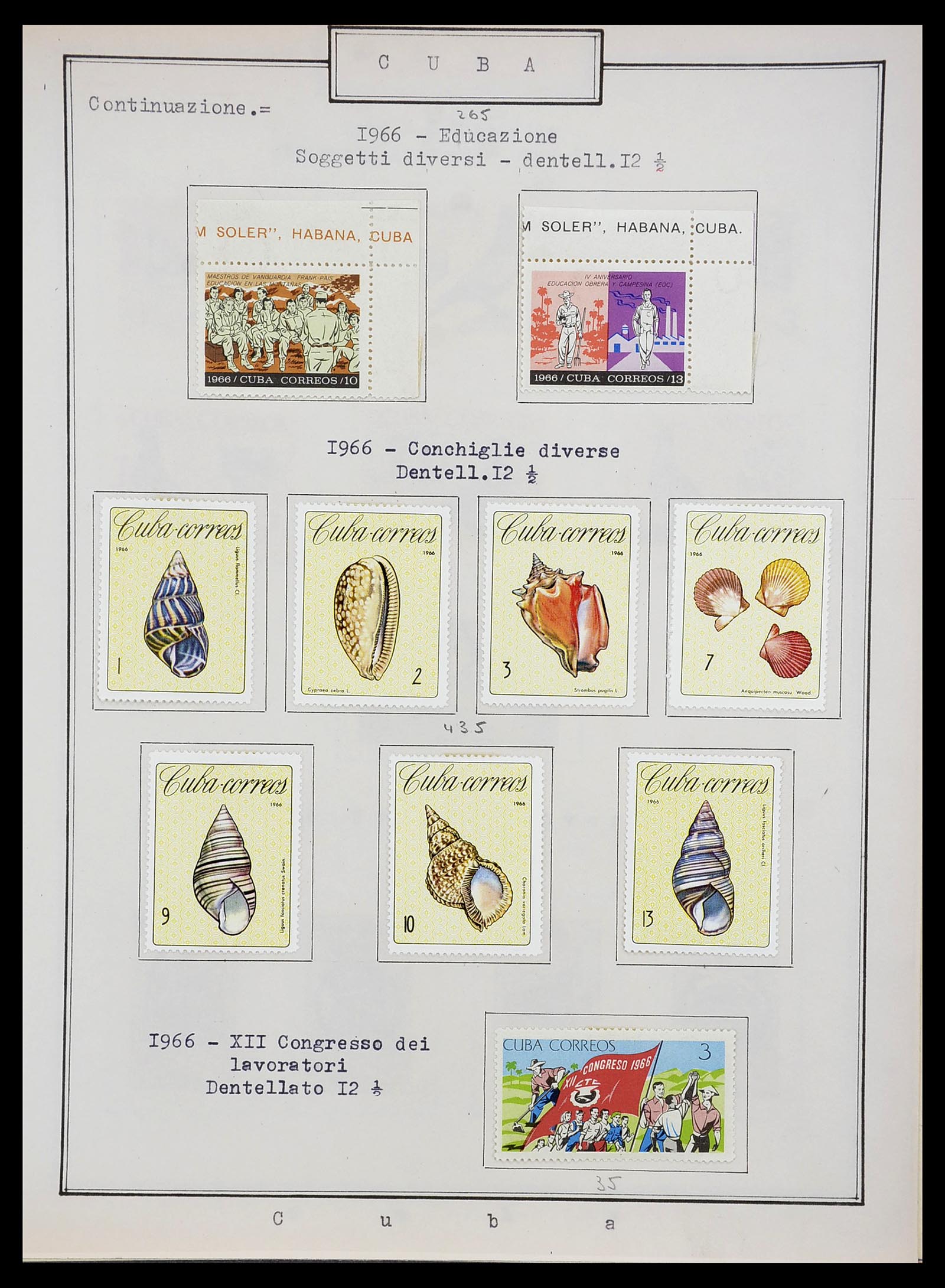 34566 439 - Postzegelverzameling 34566 Cuba 1879-2019!!