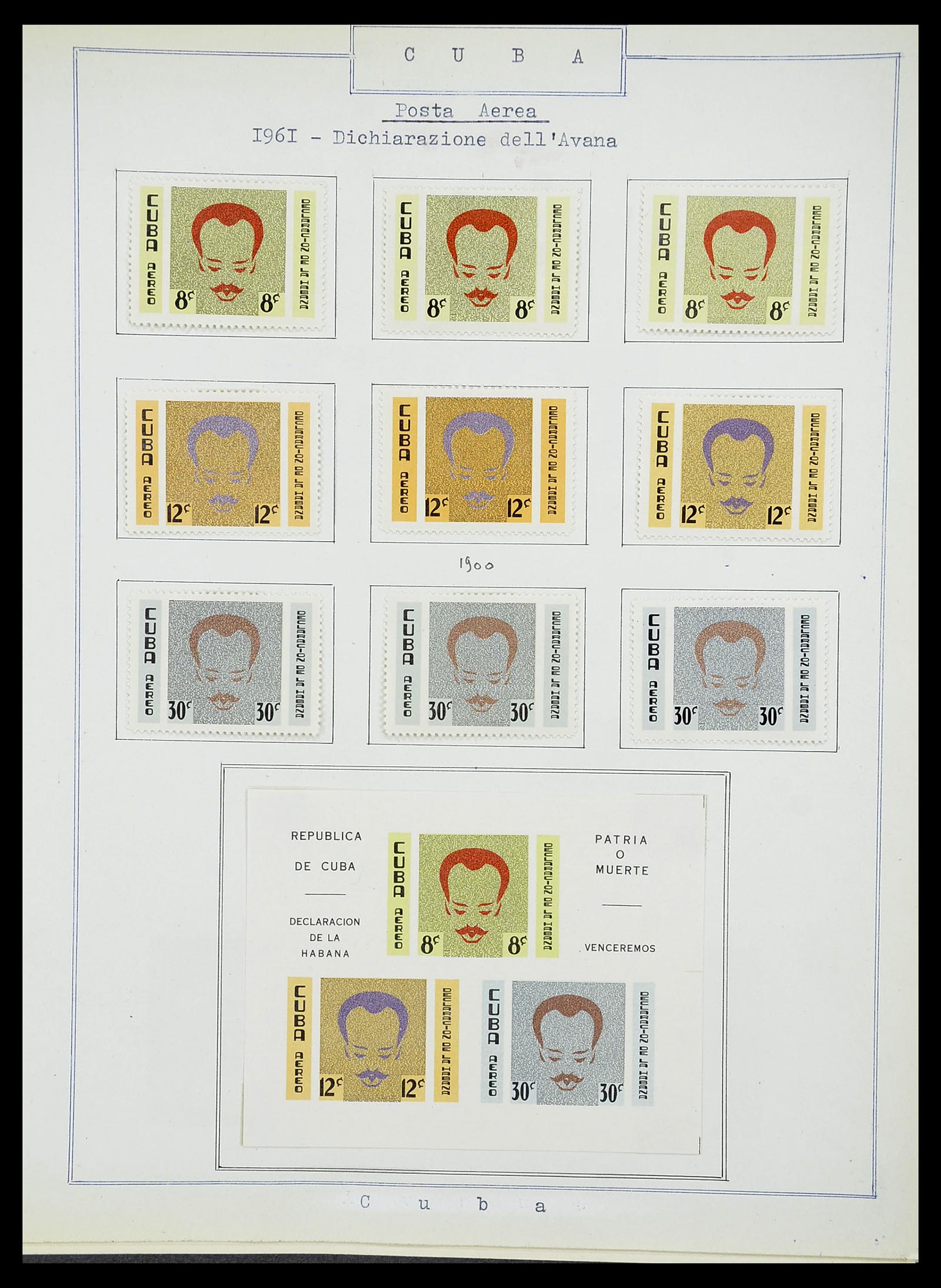 34566 444 - Postzegelverzameling 34566 Cuba 1879-2019!!