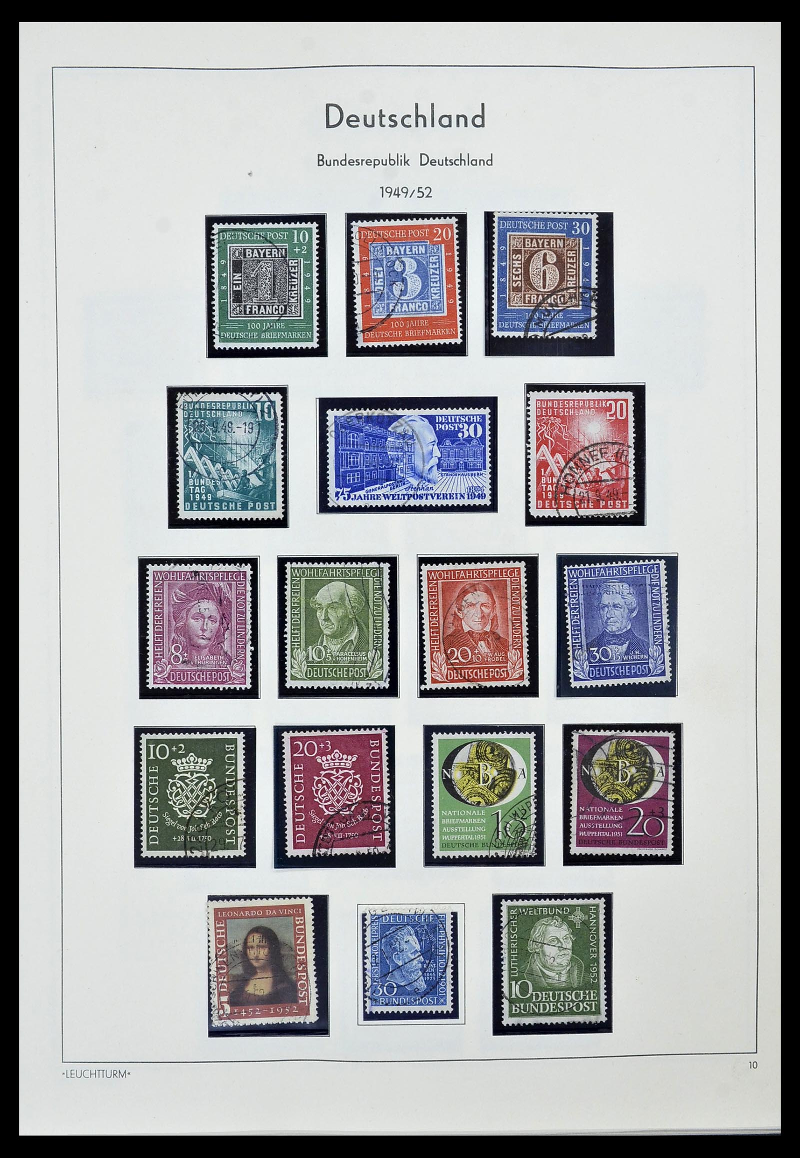 34567 001 - Stamp Collection 34567 Bundespost 1949-1995.