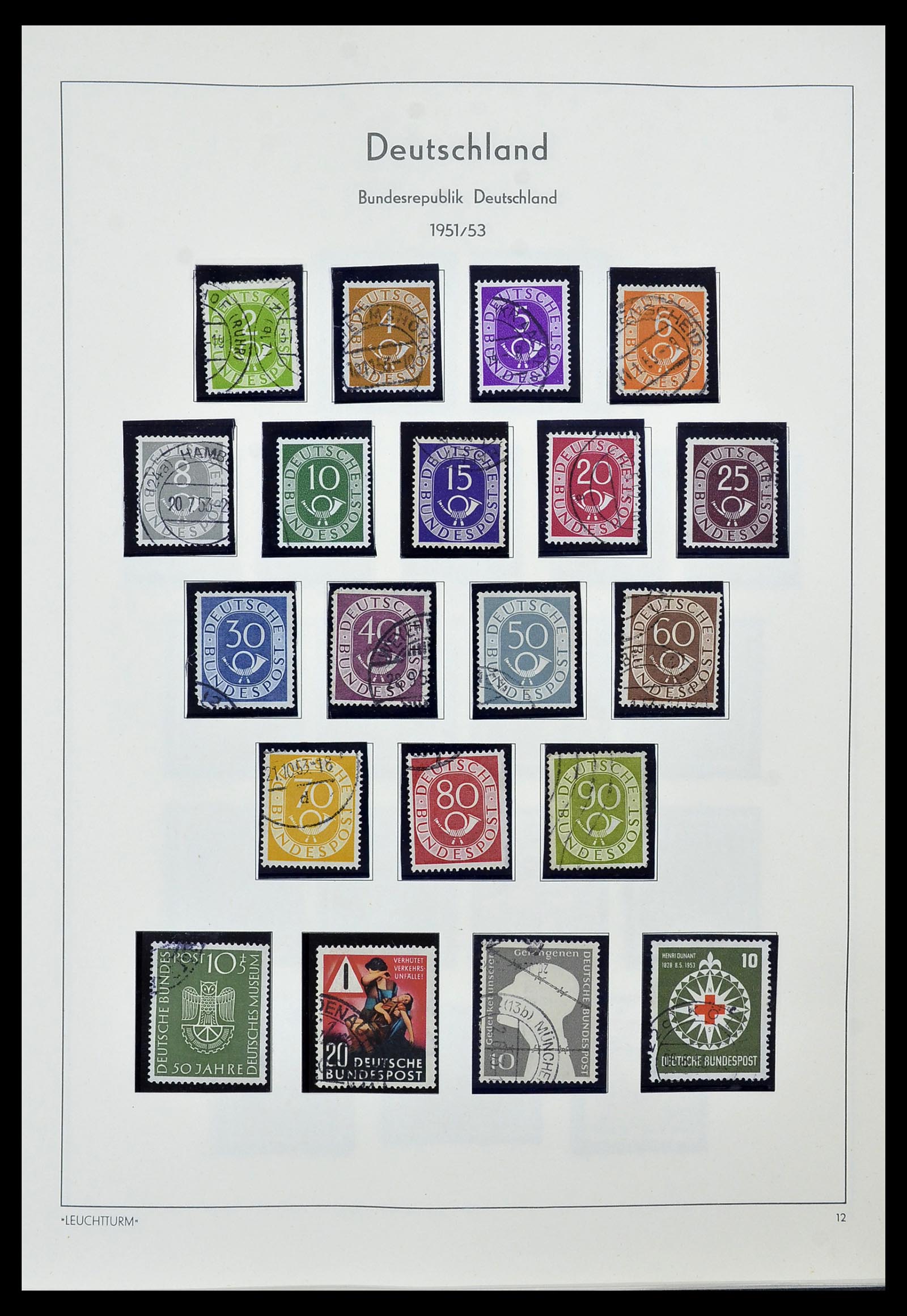34567 003 - Postzegelverzameling 34567 Bundespost 1949-1995.