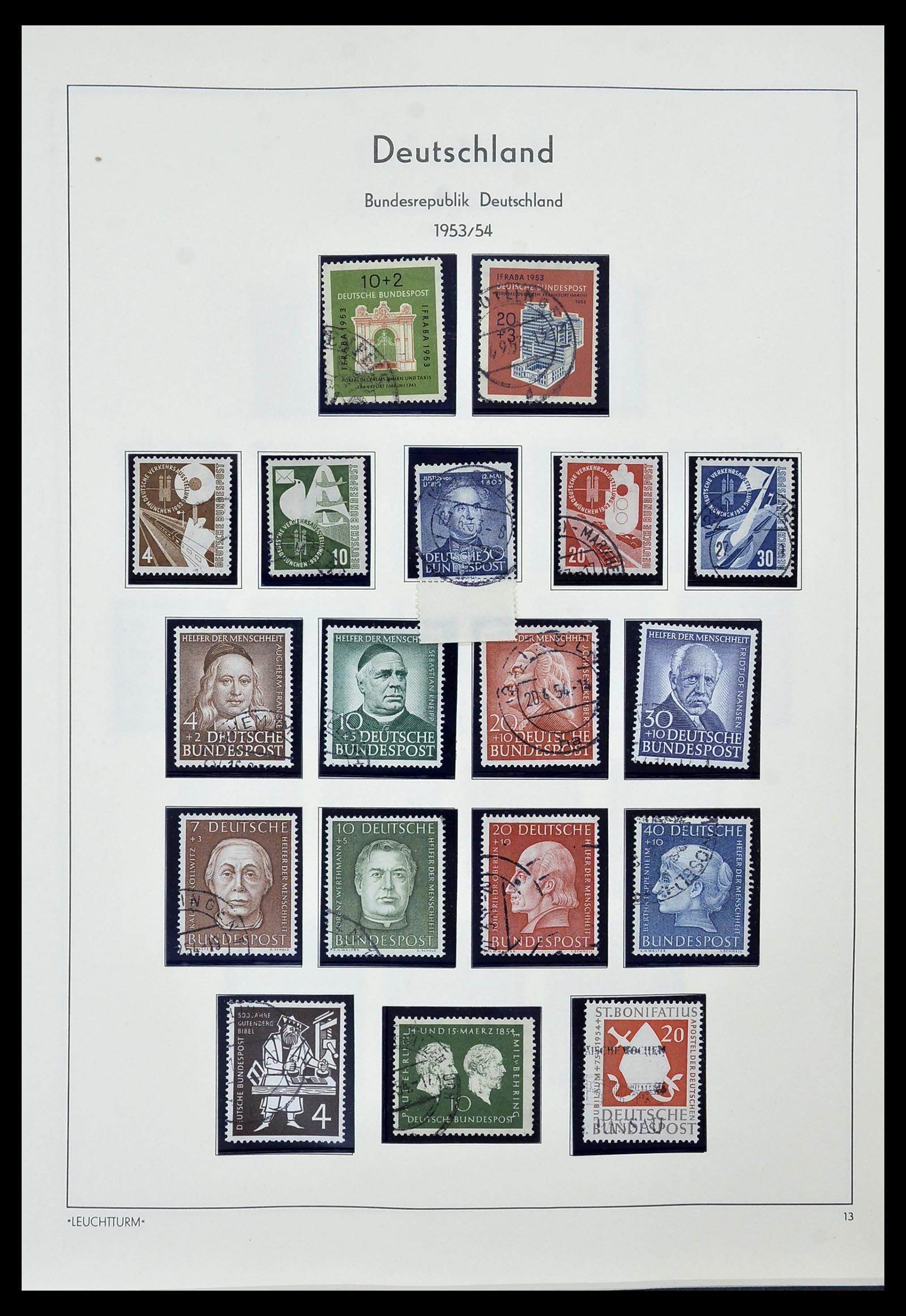 34567 004 - Stamp Collection 34567 Bundespost 1949-1995.