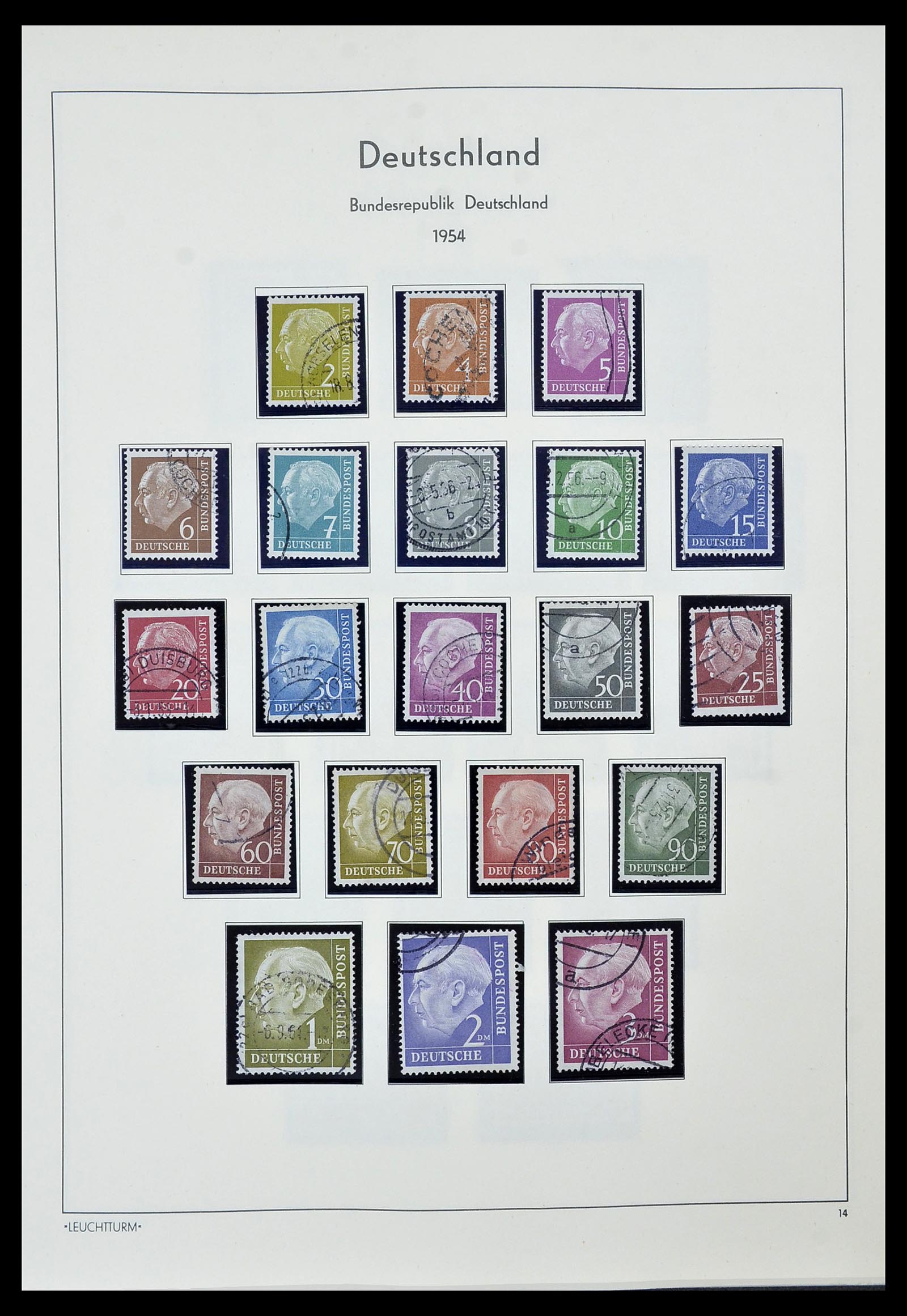 34567 005 - Stamp Collection 34567 Bundespost 1949-1995.