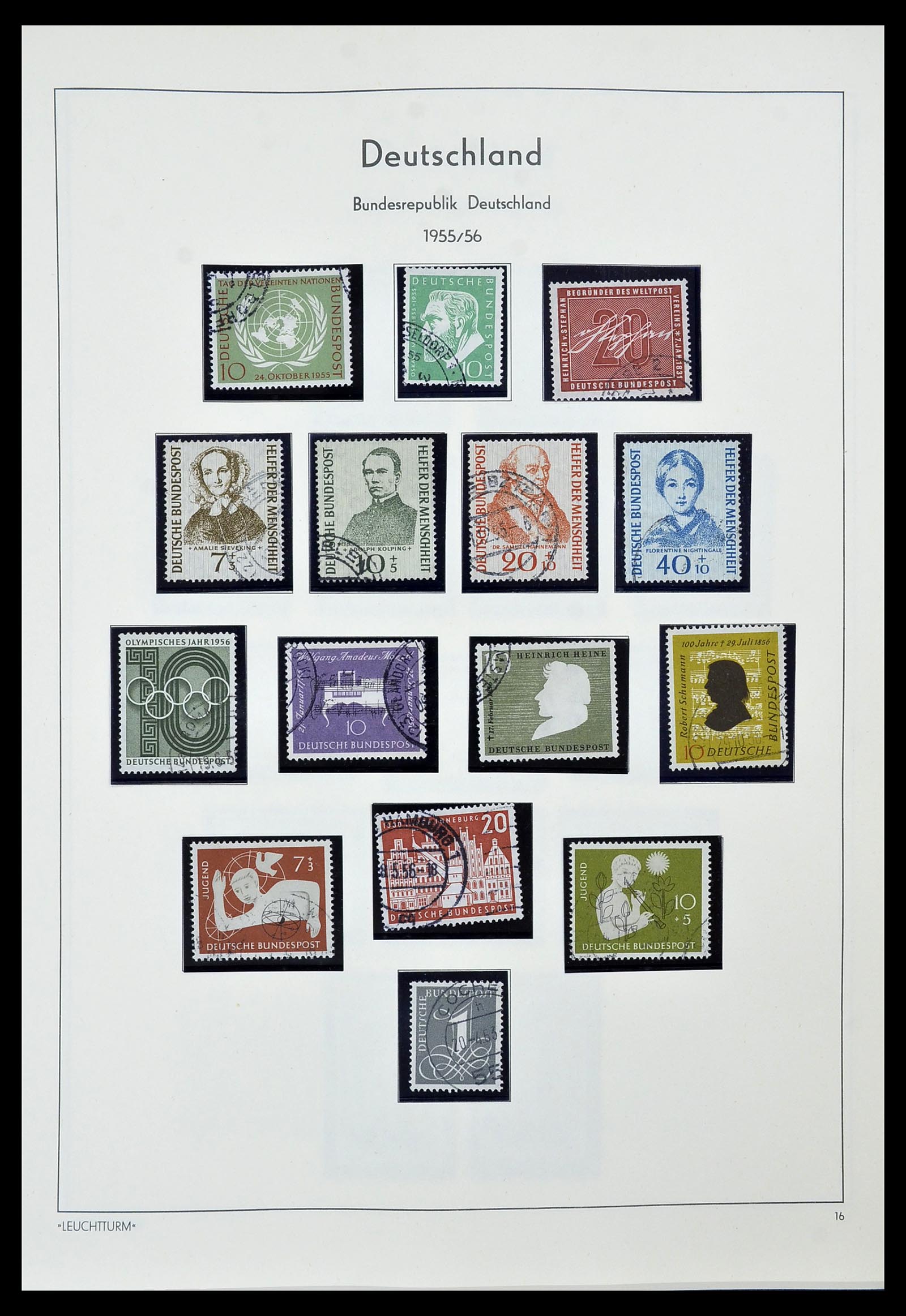 34567 007 - Postzegelverzameling 34567 Bundespost 1949-1995.