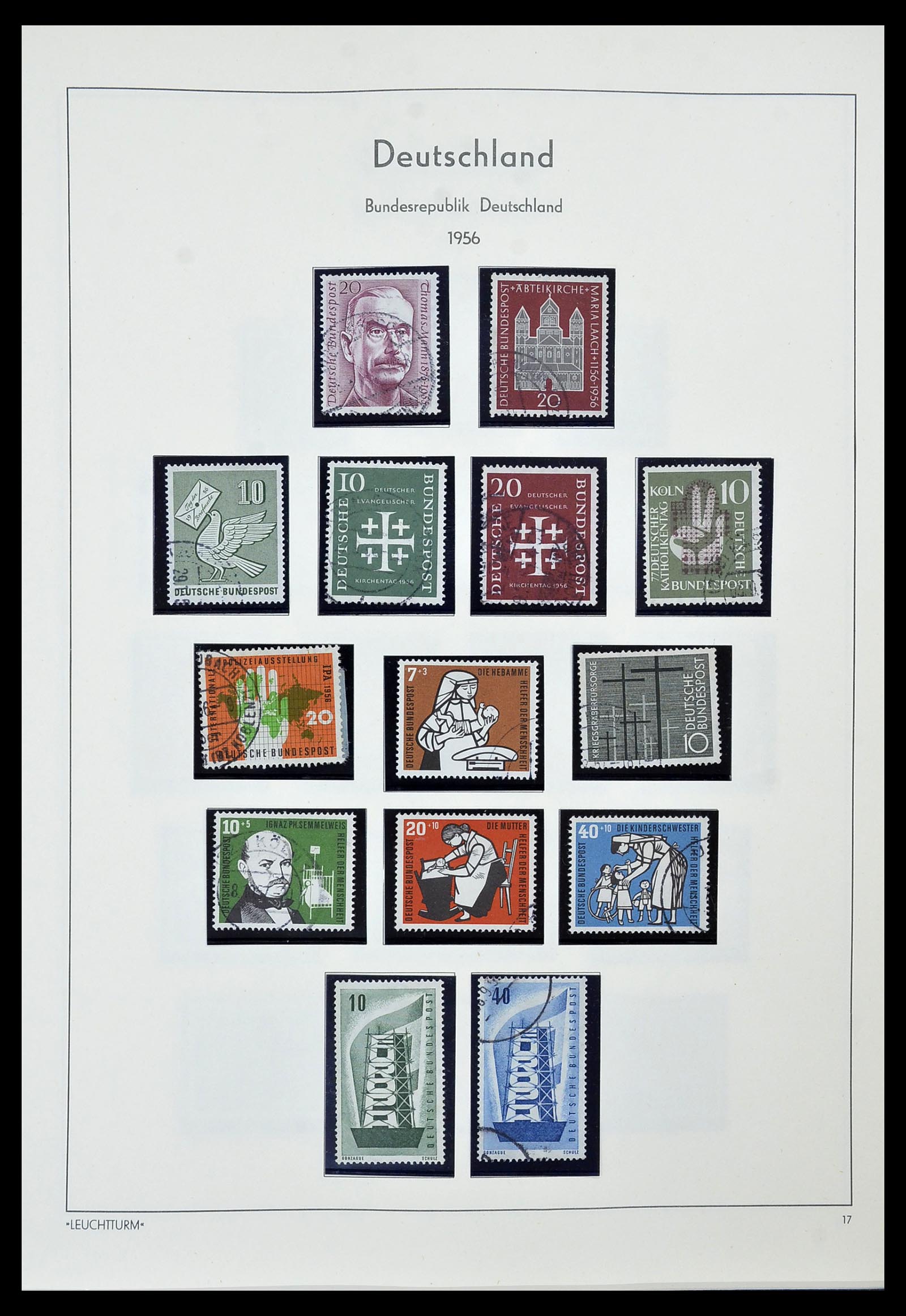 34567 008 - Stamp Collection 34567 Bundespost 1949-1995.