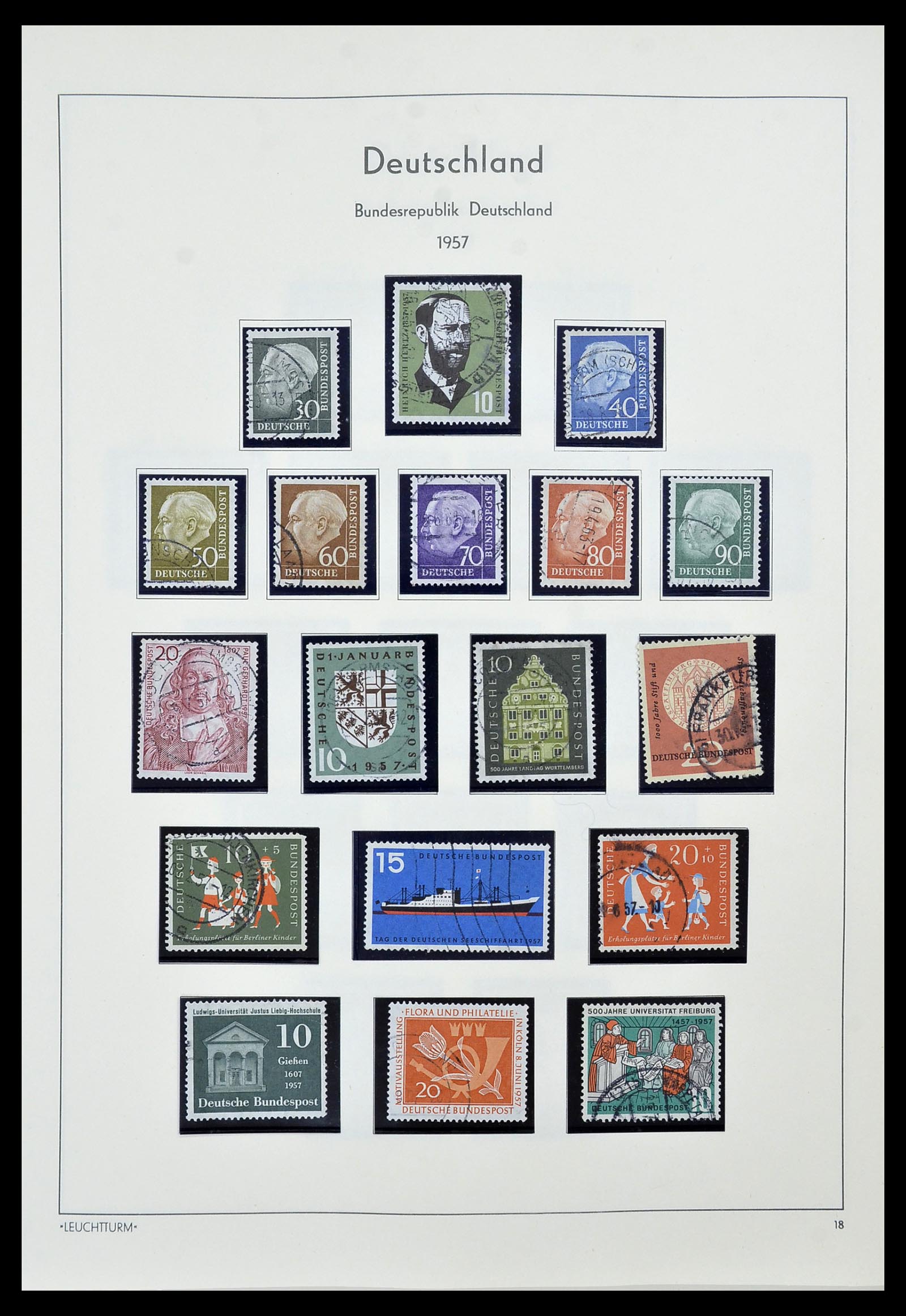 34567 009 - Postzegelverzameling 34567 Bundespost 1949-1995.