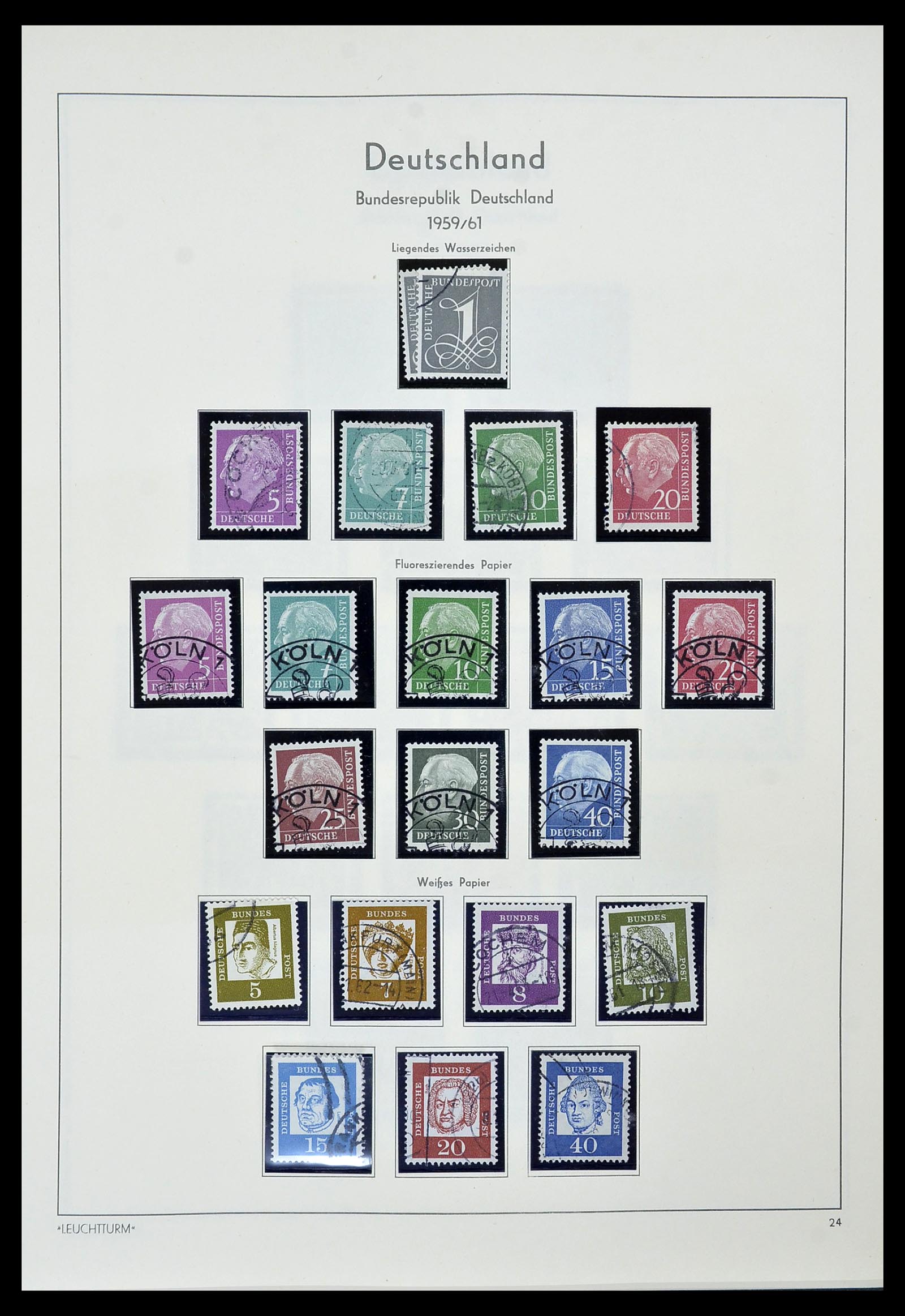 34567 016 - Postzegelverzameling 34567 Bundespost 1949-1995.