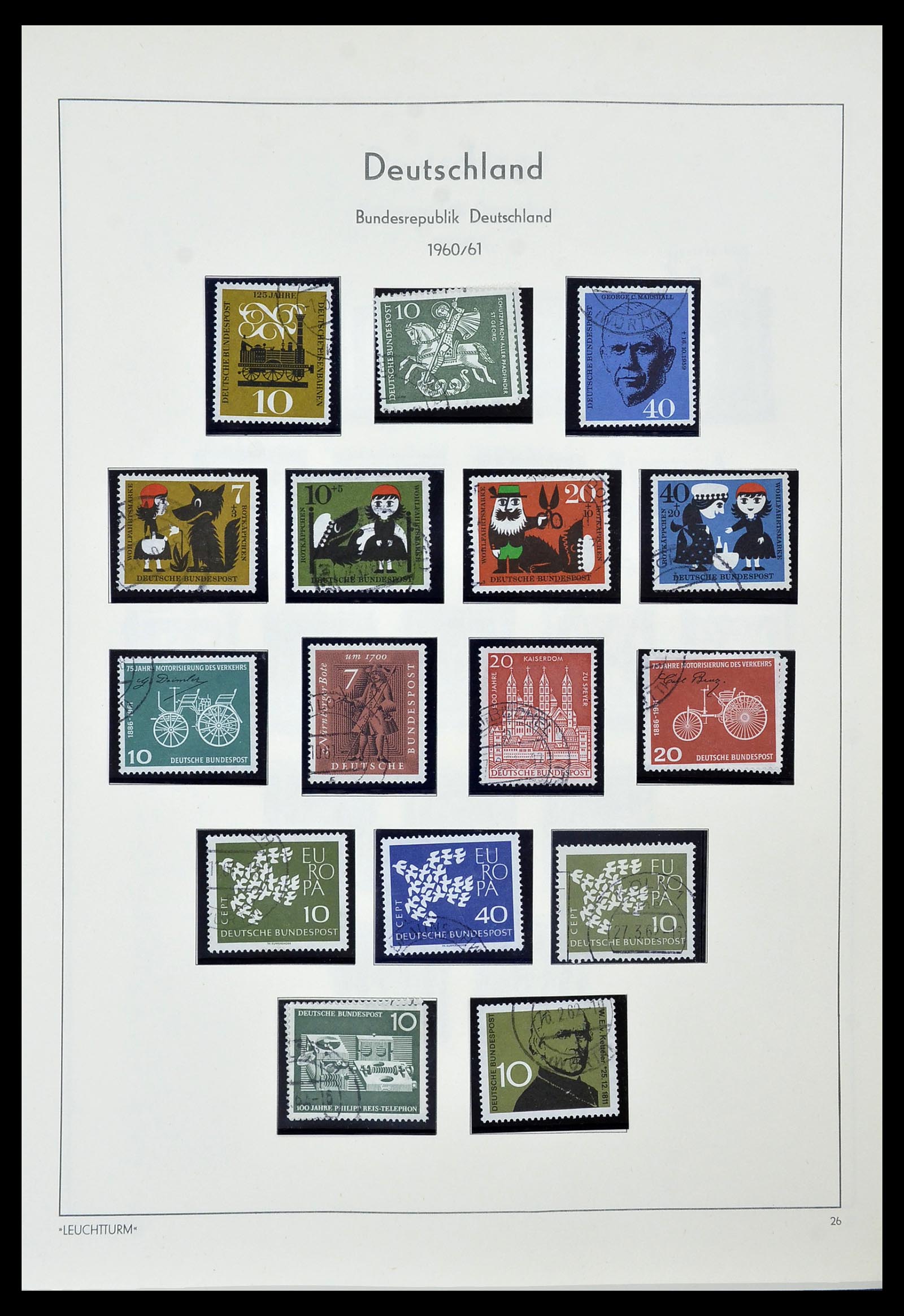 34567 018 - Postzegelverzameling 34567 Bundespost 1949-1995.