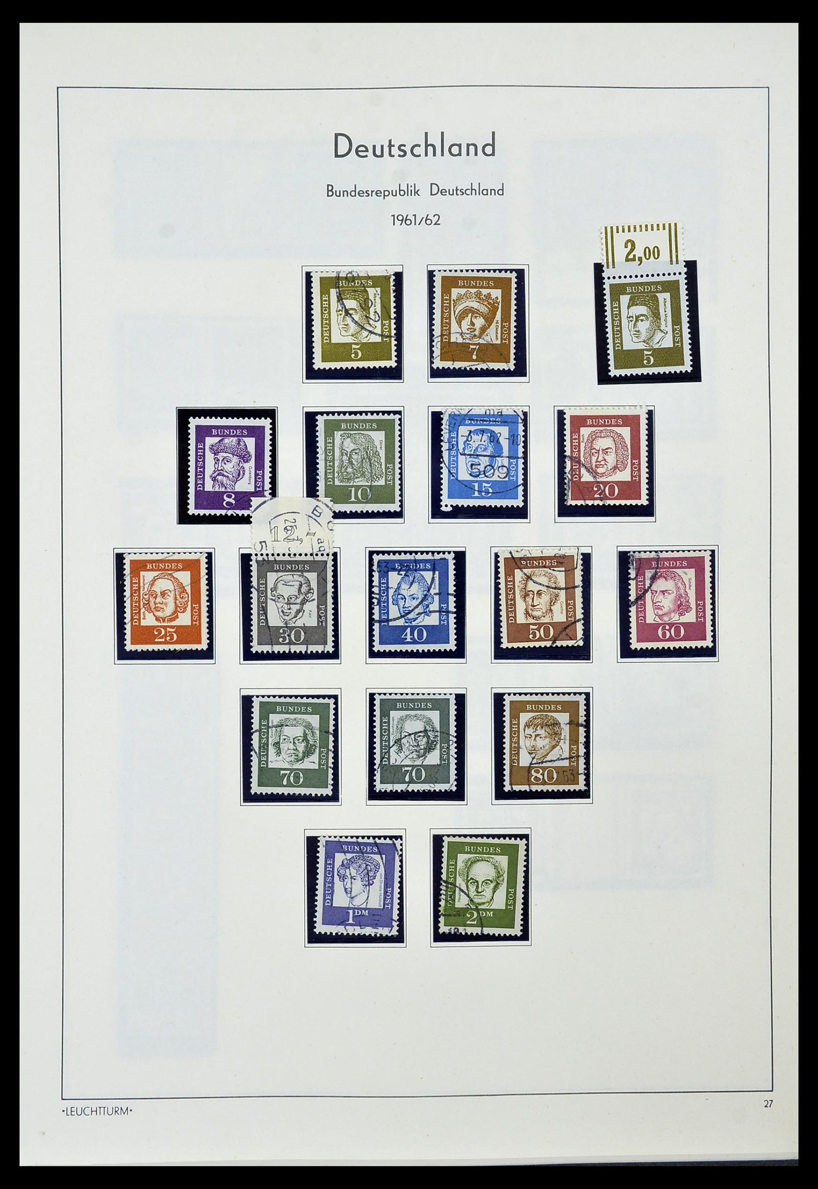 34567 019 - Postzegelverzameling 34567 Bundespost 1949-1995.