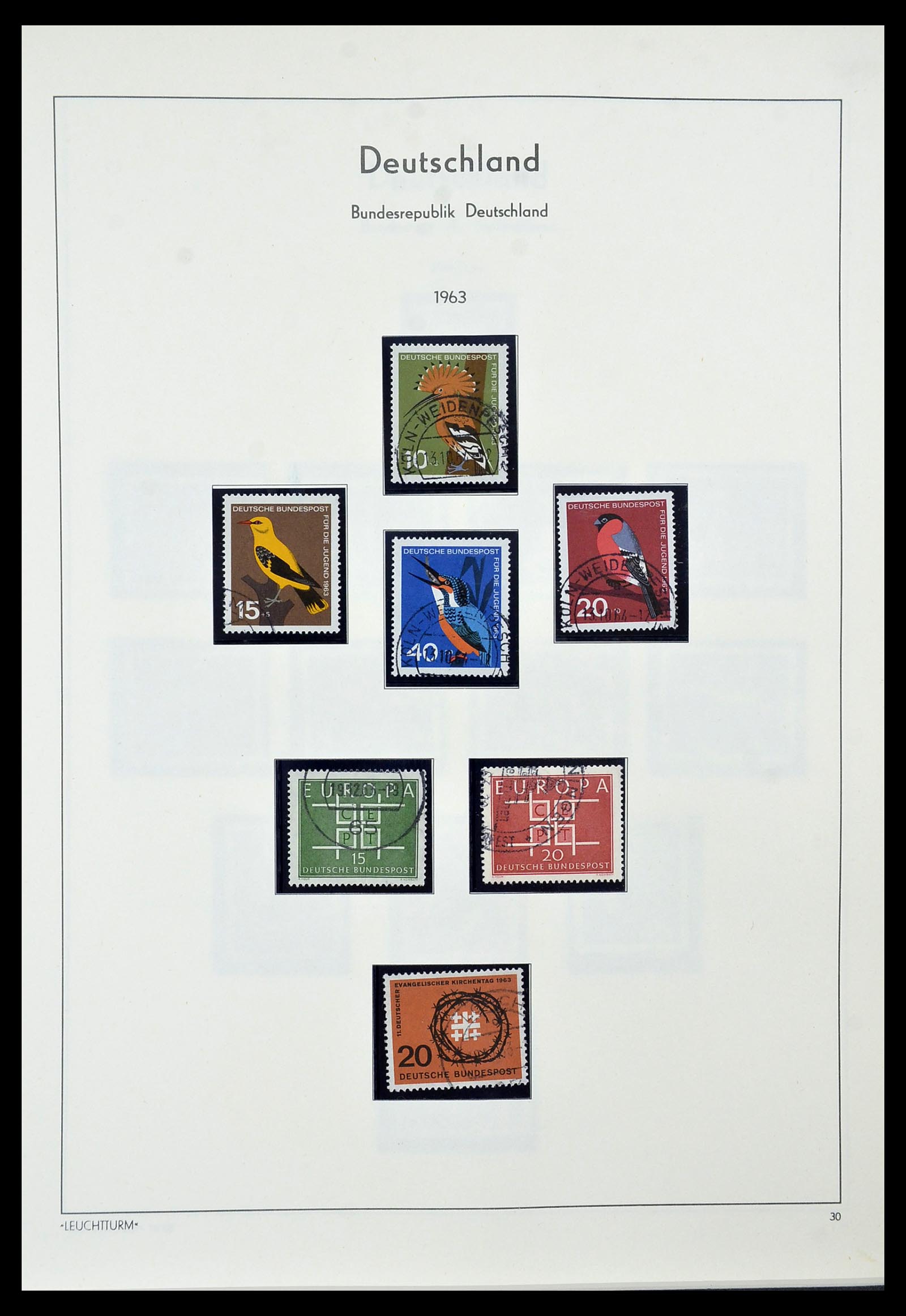 34567 022 - Postzegelverzameling 34567 Bundespost 1949-1995.