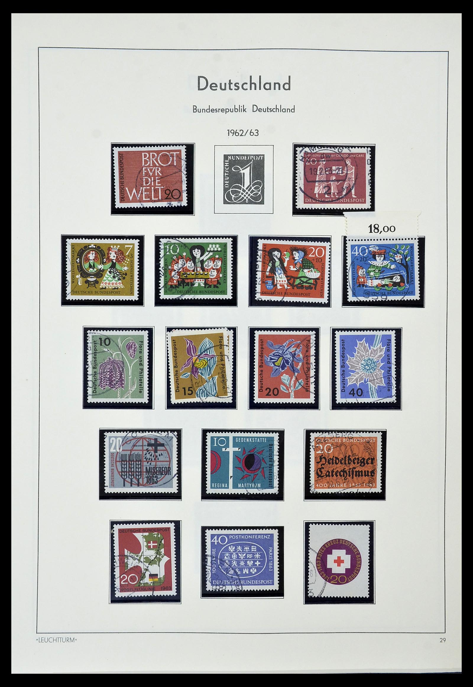 34567 023 - Postzegelverzameling 34567 Bundespost 1949-1995.