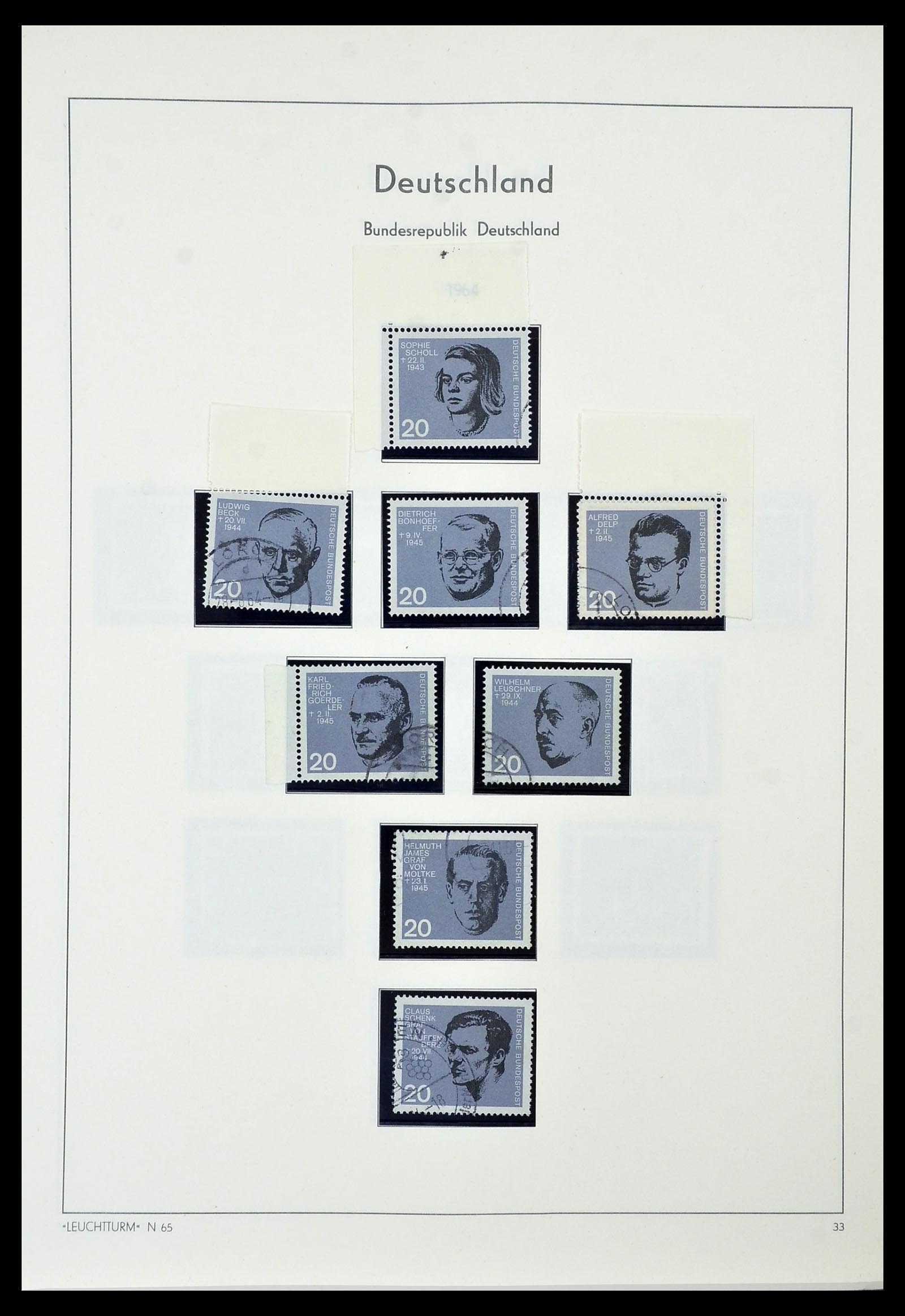 34567 026 - Postzegelverzameling 34567 Bundespost 1949-1995.