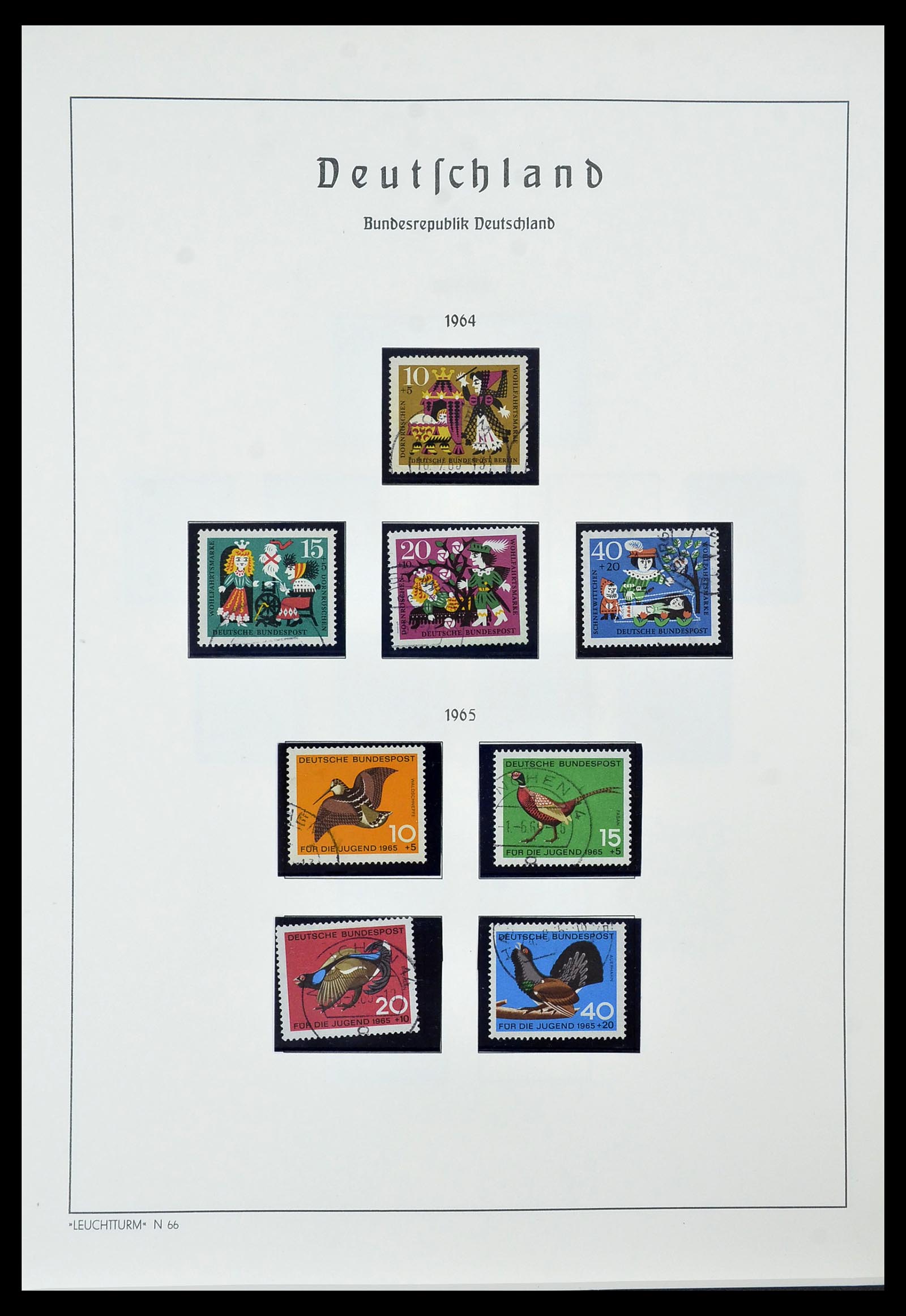 34567 029 - Postzegelverzameling 34567 Bundespost 1949-1995.