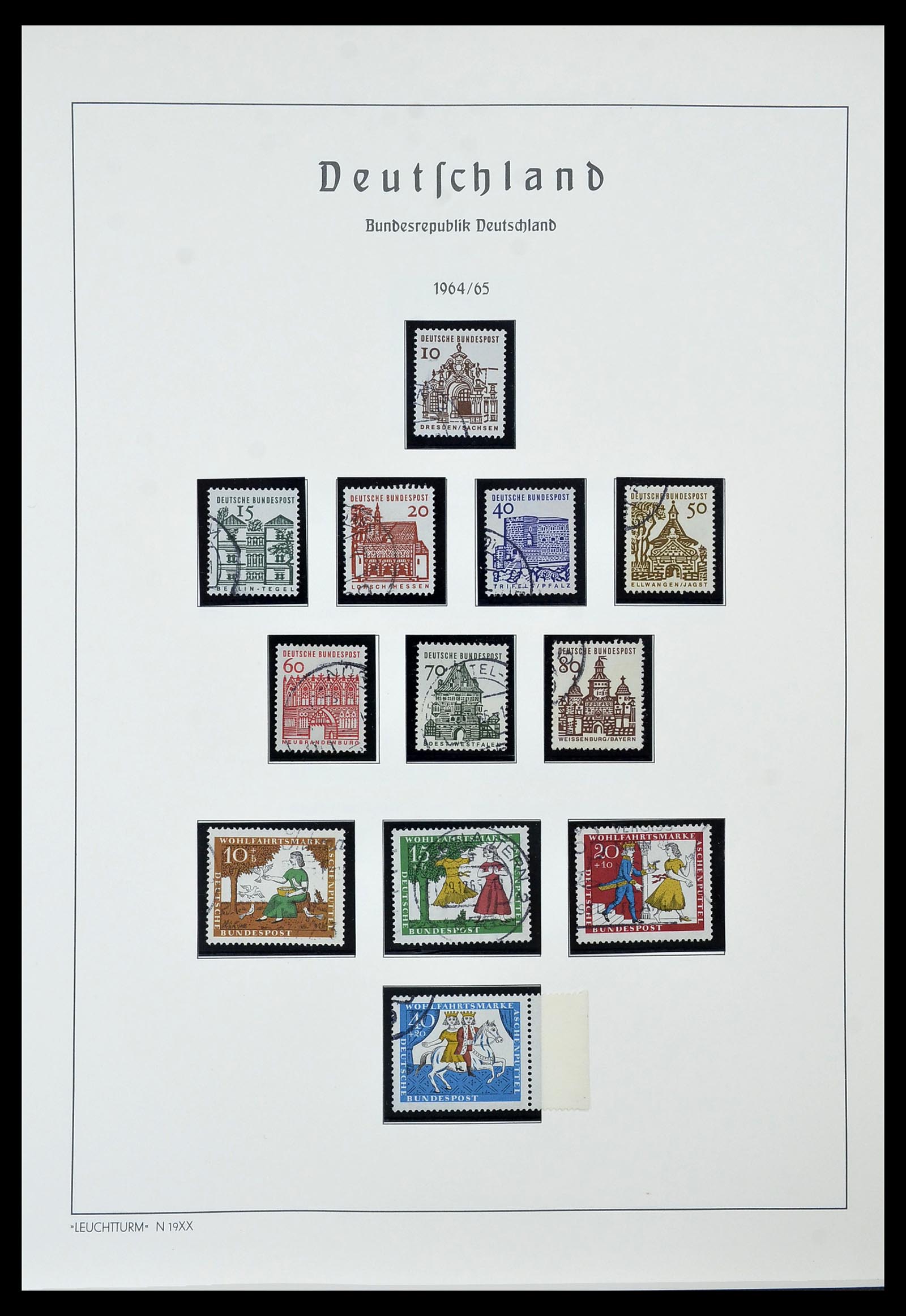 34567 031 - Postzegelverzameling 34567 Bundespost 1949-1995.