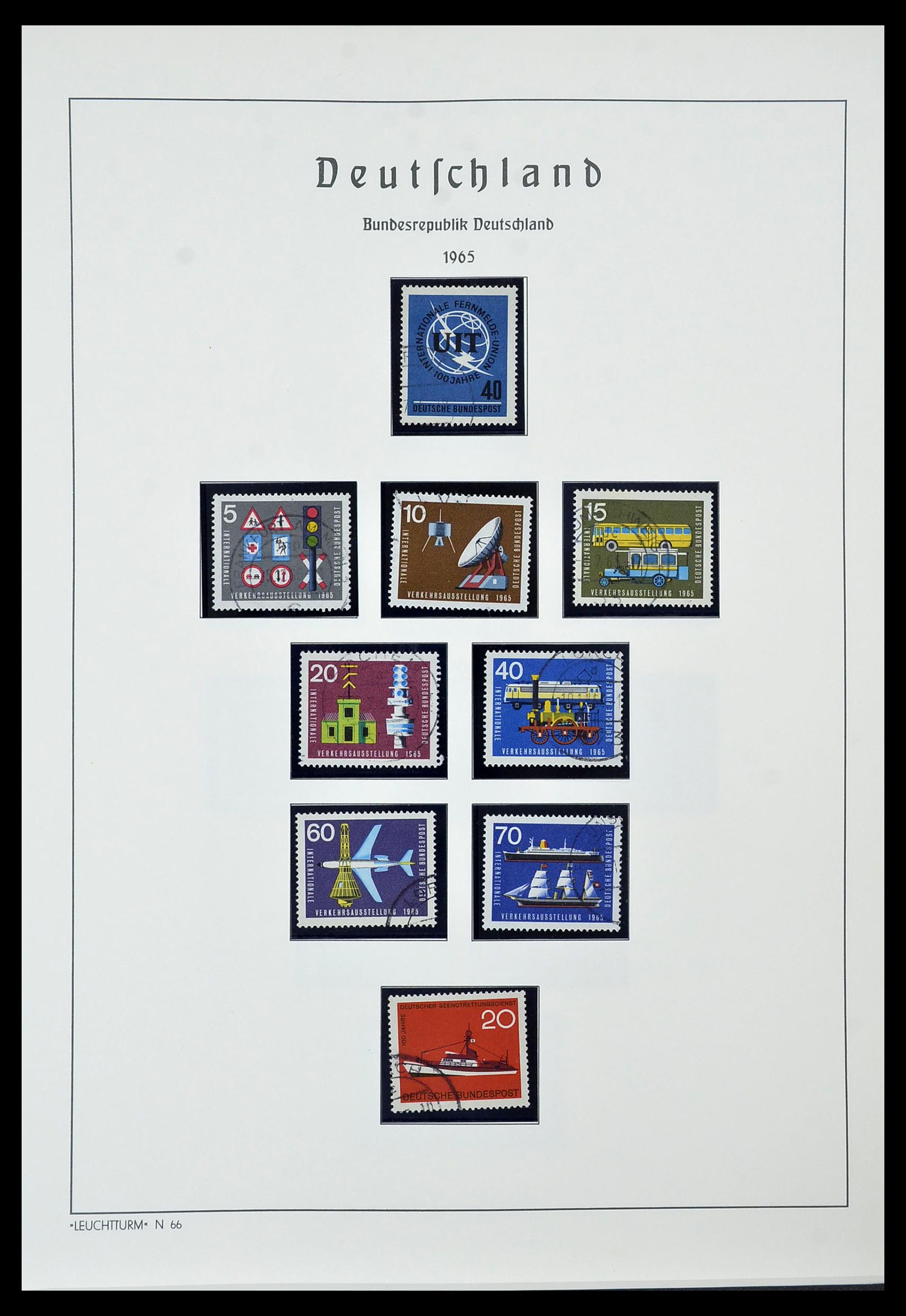 34567 032 - Postzegelverzameling 34567 Bundespost 1949-1995.