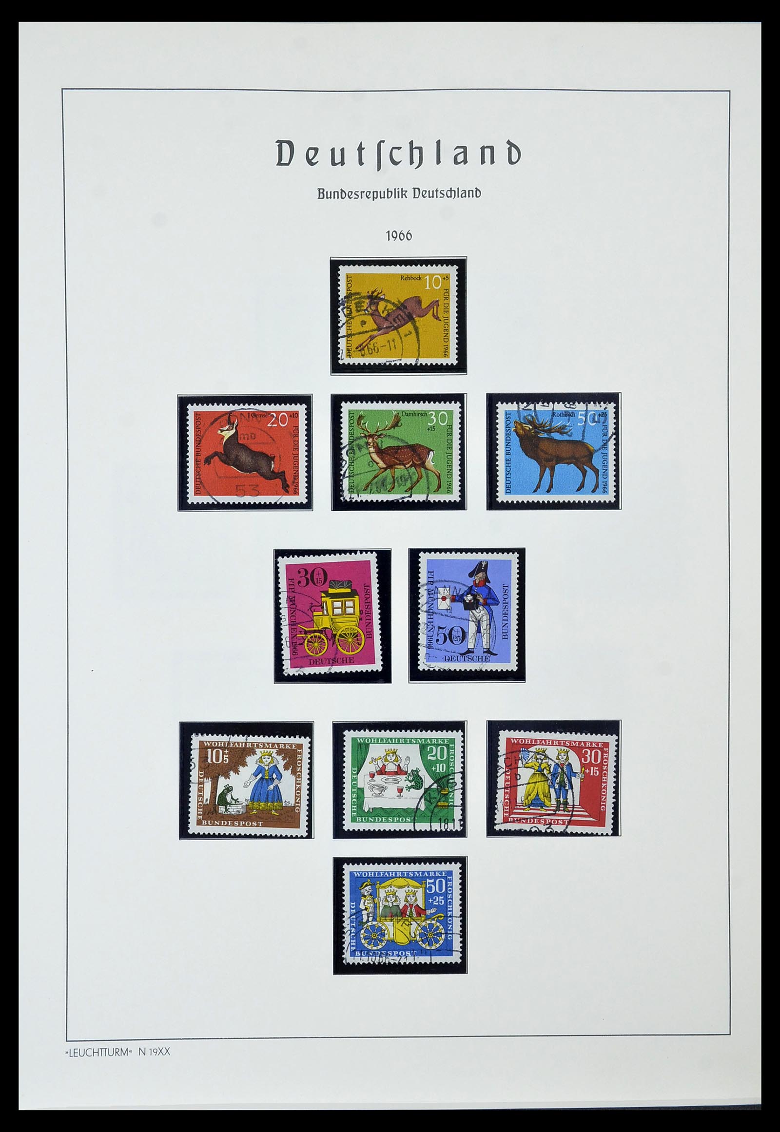 34567 034 - Postzegelverzameling 34567 Bundespost 1949-1995.
