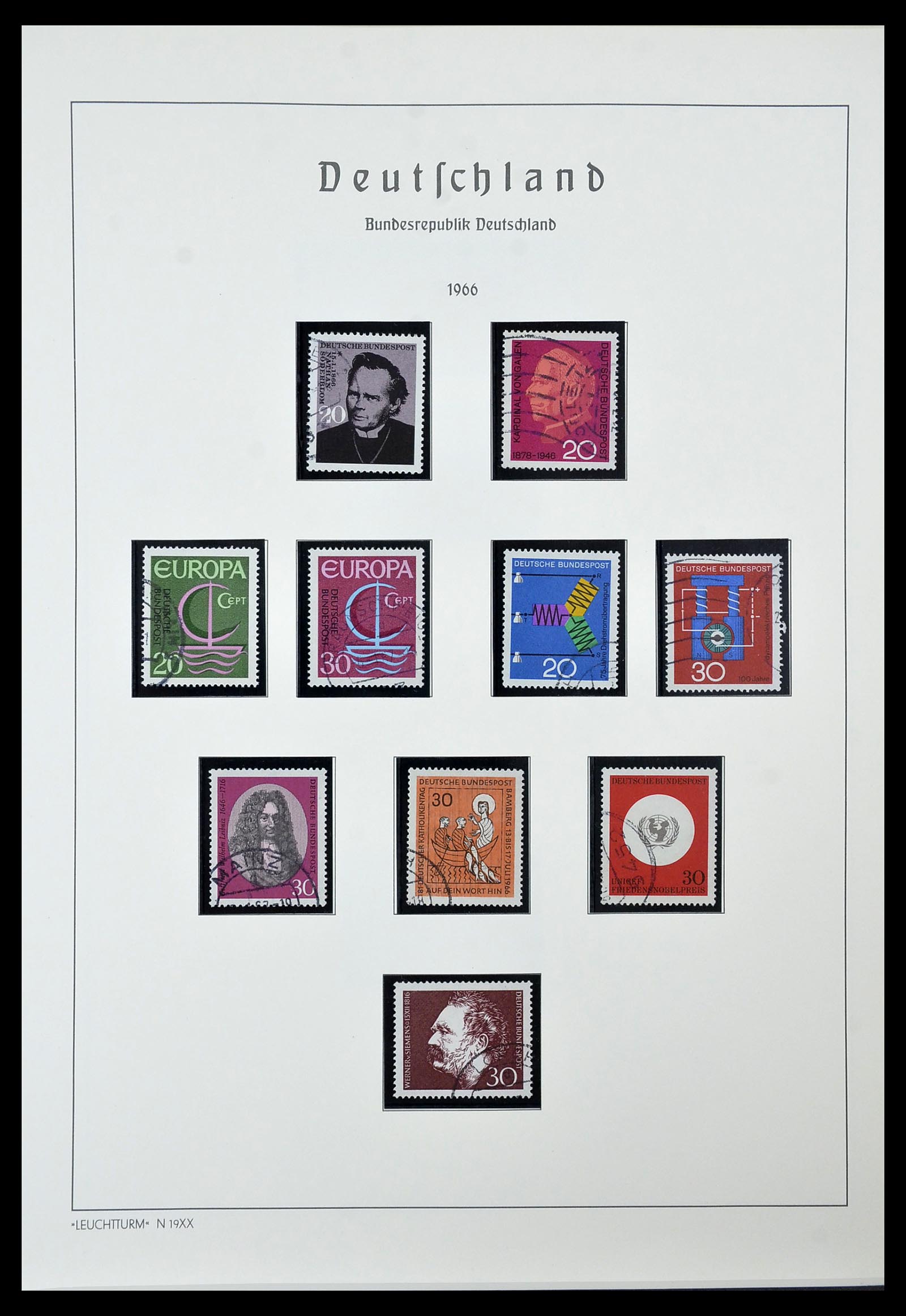 34567 035 - Postzegelverzameling 34567 Bundespost 1949-1995.