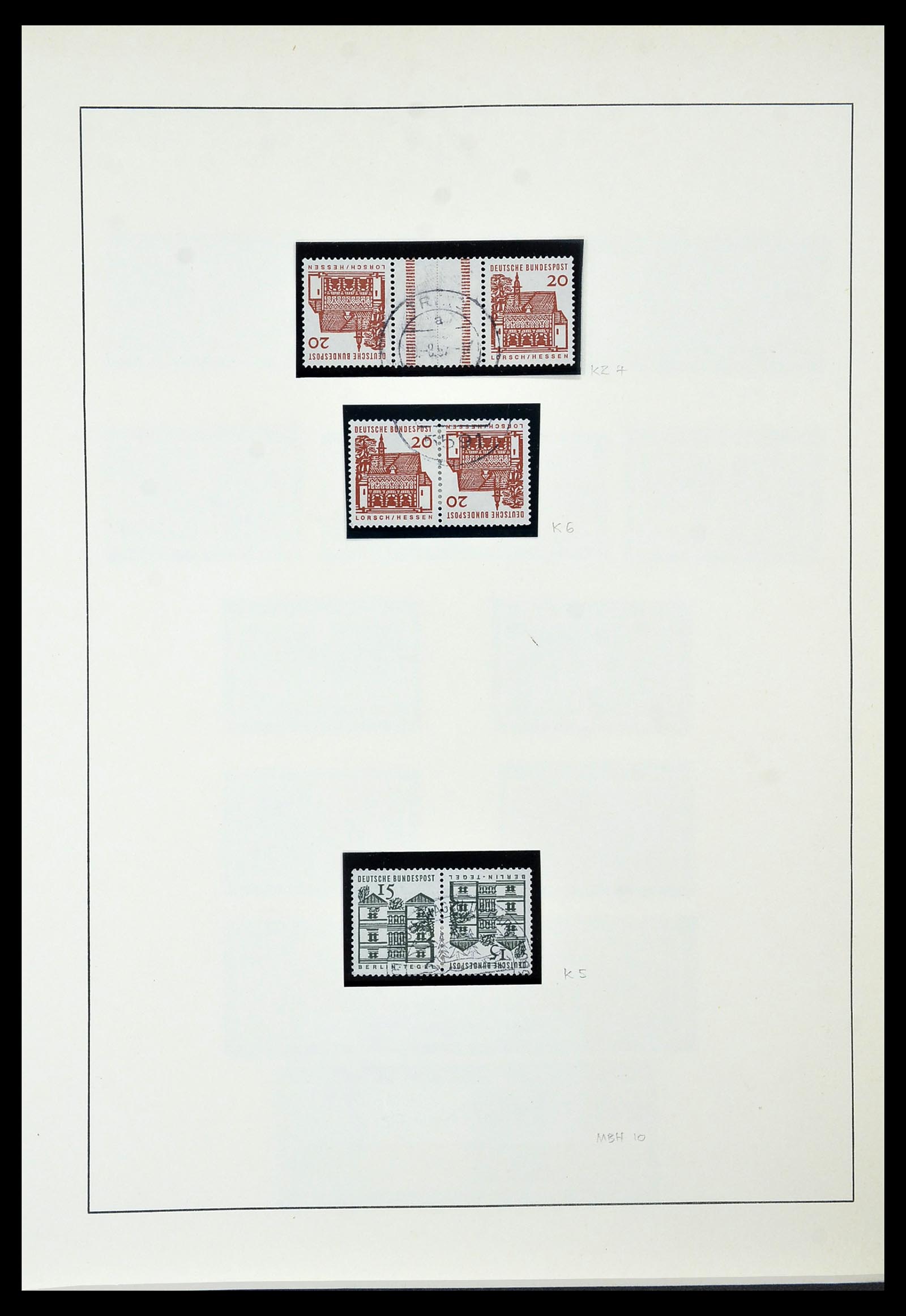 34567 036 - Postzegelverzameling 34567 Bundespost 1949-1995.